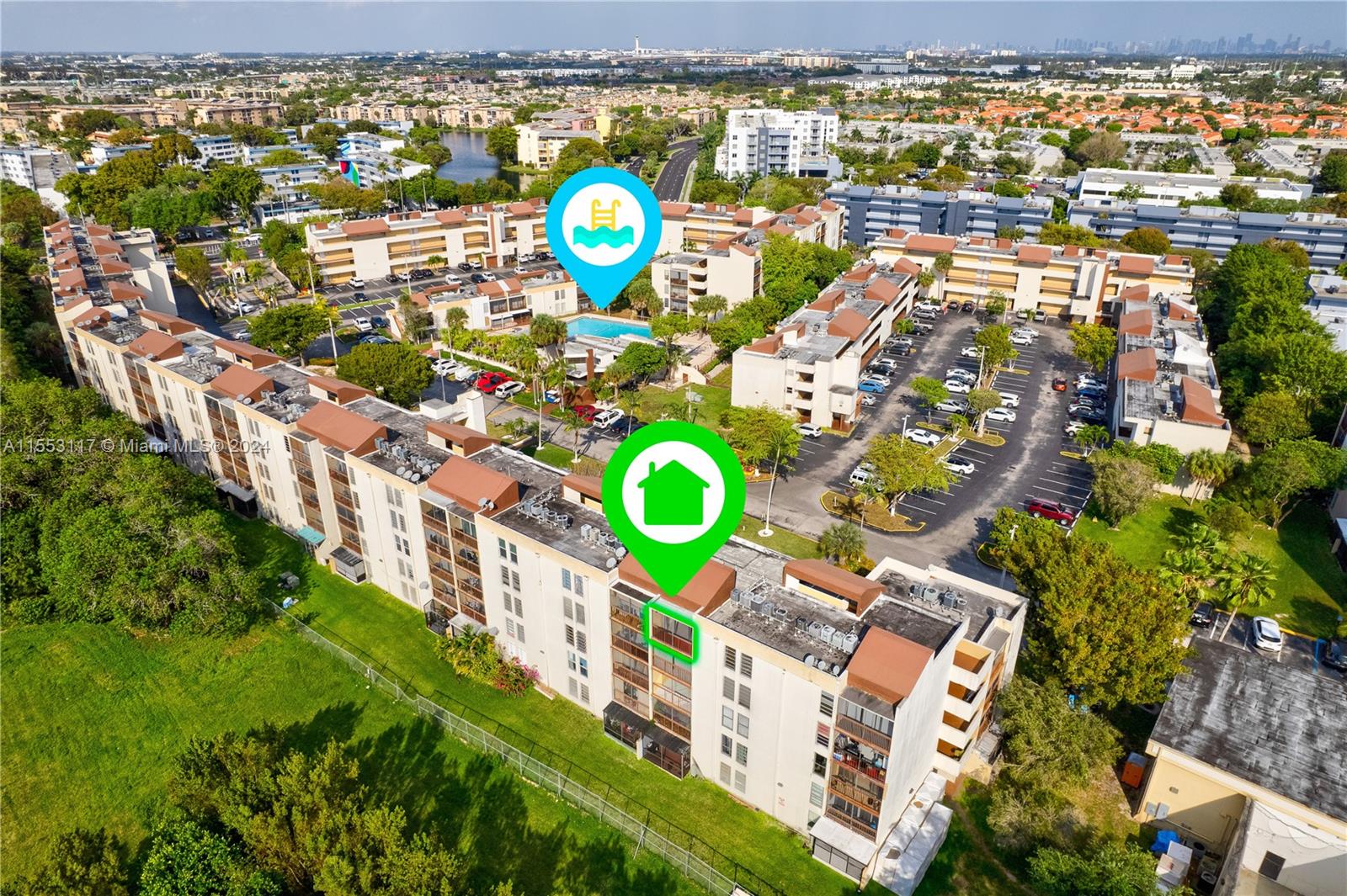 8870 Fontainebleau Blvd 503, Miami, Florida 33172, 2 Bedrooms Bedrooms, ,1 BathroomBathrooms,Residential,For Sale,8870 Fontainebleau Blvd 503,A11553117