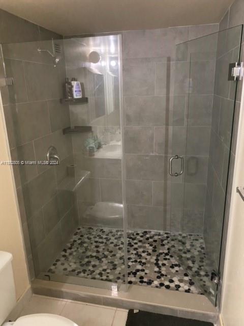 Renovated shower
