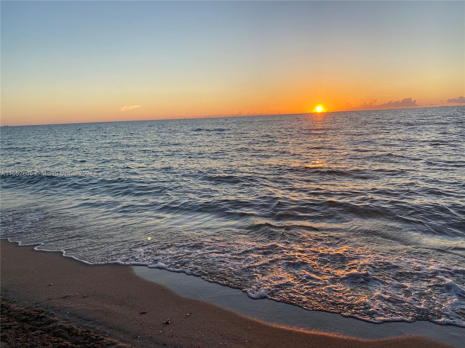 Sunrise from the Beach