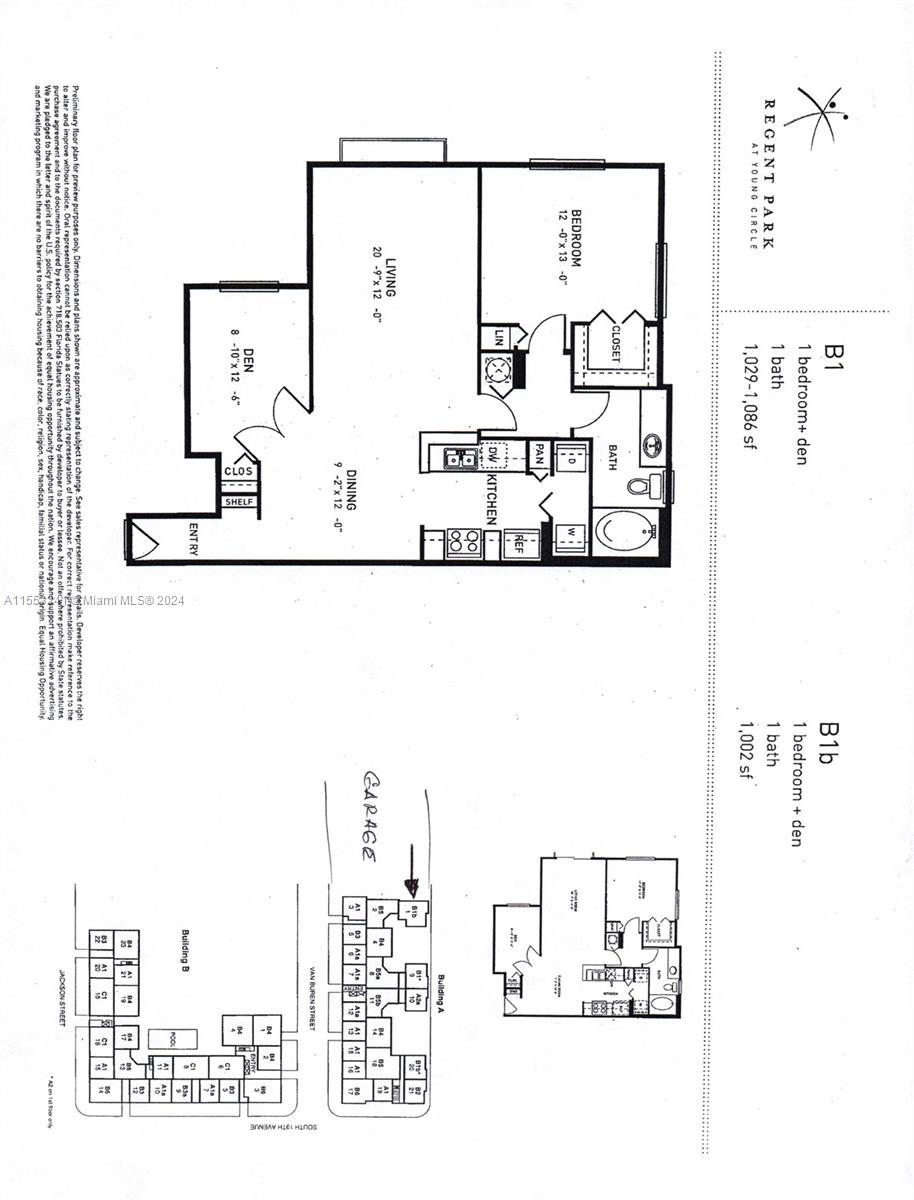 1919 Van Buren St 701A, Hollywood, Florida 33020, 2 Bedrooms Bedrooms, ,1 BathroomBathrooms,Residential,For Sale,1919 Van Buren St 701A,A11553241