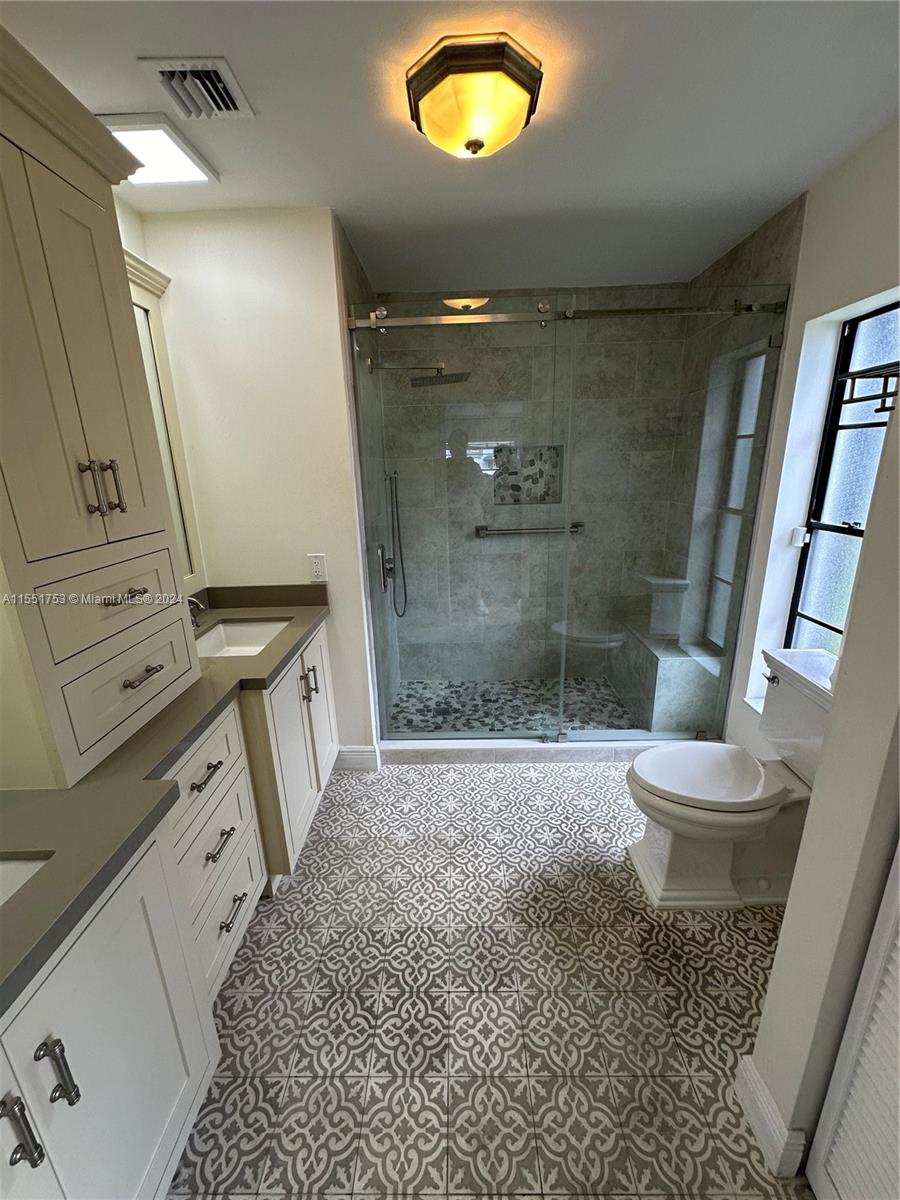 Custom Designed Dual Vanity with Drawer System