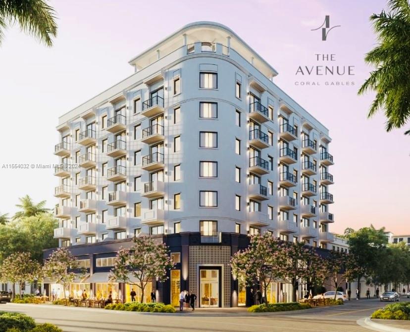 THE AVENUE- A 48 Unit, 8 story Boutique Luxury building. Comprised of 1- and 2-bedroom Residences. All Designer Decorated units by Adriana Hoyos, who has redefined the sophisticated tropical luxury with a touch of European elegance. Floor plans and layouts range between 571 to 978sqft., with 9-to-11-foot ceilings. Smart home ready, wire HDTV, data Lines and fiber Internet. Residences will enjoy flexibility in private leasing or thru the Hotel property management. Make it your Permanant Home or Pied D' Terre or Luxury Condo Hotel. Lobby Levelwill have 24 Hour Concierge, 24 Valet Parking and European style cafes & boutiques. The best amenity is The
Shops at Merrick Park for just foot steps to worldclass, dinning, shopping and exercising, strolling in the beautiful garden surroundings.