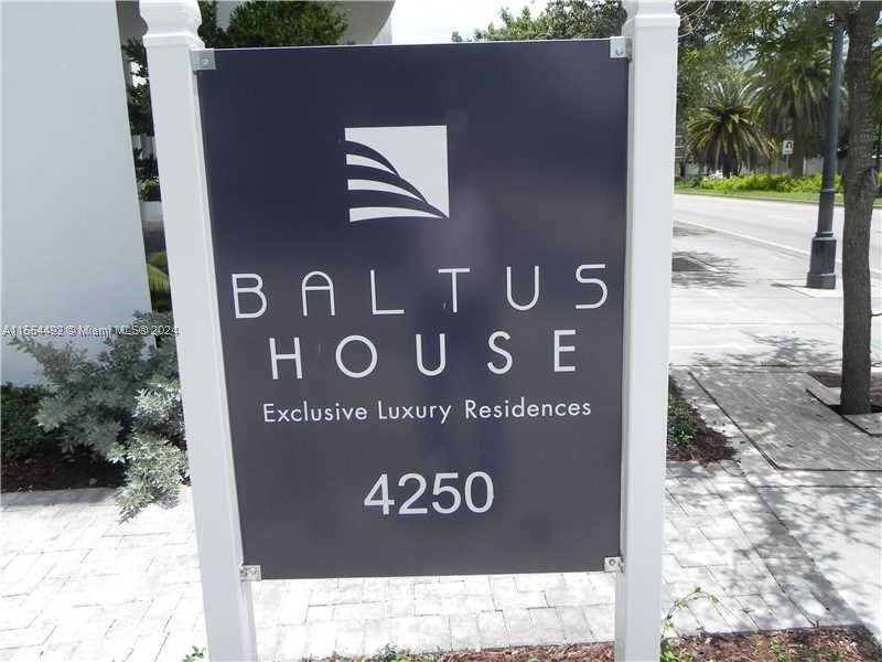 2 BED 2 BATH UNIT IN BALTUS HOUSE CONDOMINIUM. BOUTIQUE LUXURY CONDO MINUTESFROM DESIGN DISTRICT & MIDTOWN . STAINLESS STEEL APPLIANCES, CERAMIC FLOOR IN THE KITCHEN ANDBATHROOM AND BRAND NEW CARPET THROUGHOUT THE ENTIRE STUDIO! NICE VIEWS AND AMAZINGAMENITIES LIKE A RELAXING SWIMMING POOL, GREAT GYM AND CLUB ROOM! MINUTES AWAY FROM SHOPPINGCENTERS!