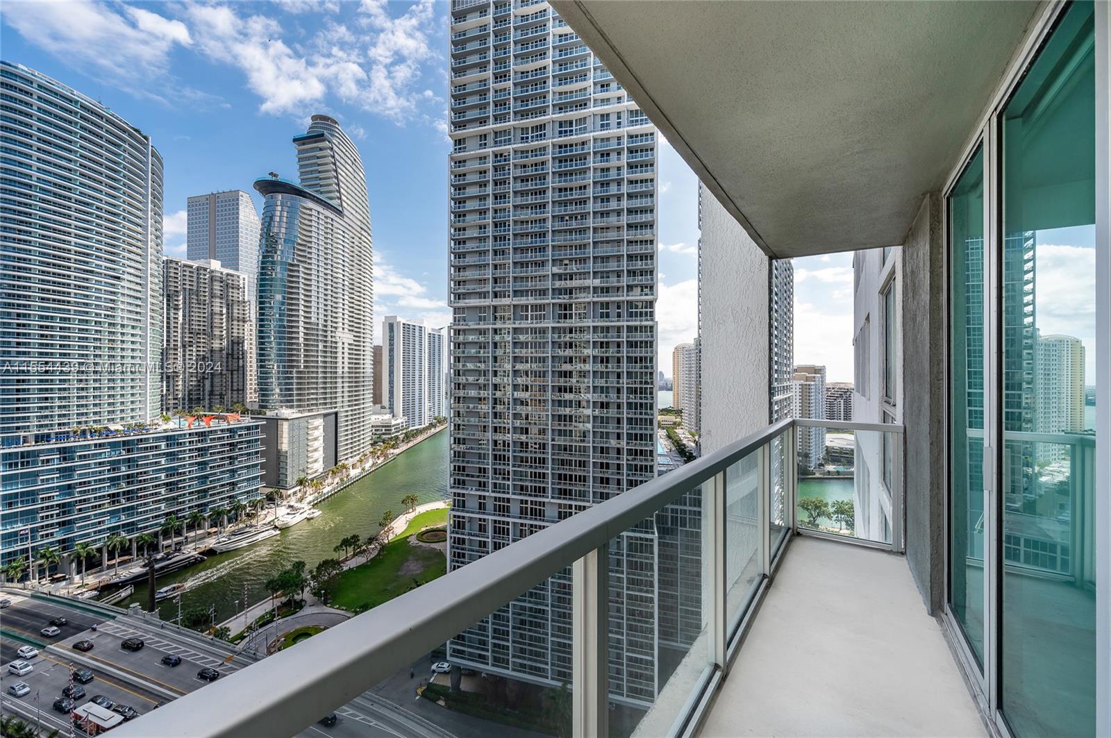 Experience luxury living in the heart of Brickell with this stunning 1-bedroom, 1-bathroom unit spanning 754 square feet. Inside this freshly painted unit, enjoy modern touches, an open-concept living area, and a sleek kitchen. Step onto the spacious balcony for stunning bay and city views, perfect for unwinding.

The building offers 24-hour concierge, 24-hour valet parking, a heated rooftop pool and sundeck, a separate 11th-floor pool and sundeck with poolside cabanas, a state-of-the-art fitness center, sauna and steam rooms, a sports room with billiards table and kitchen, wine cellar, club room, and theater room.