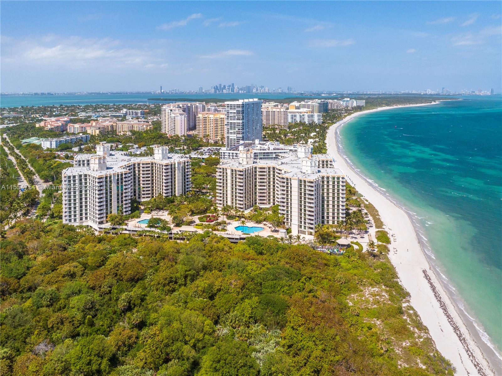 SPACIOUS 2 BED, 2 BATH UNIT AT THE TOWERS OF KEY BISCAYNE. INTERIOR FEATURES INCLUDE: 1,409 SF, EAT IN KITCHEN, LAUNDRY ROOM, AMPLE CLOSET SPACE, PRIVATE BALCONY, IMPACT WINDOWS, PARQUET WOOD FLOORS, 1 PARKING SPACE. 
COME ENJOY ALL THE WONDERFUL AMENITIES OF THE BUILDING SUCH AS 2 POOLS, BEACH ACCESS, BBQ, GAZEBO, FISH POND, ON-SITE RESTAURANT, SALON, CONFERENCE ROOM, GYM, SECURITY AND GUARD ON SITE