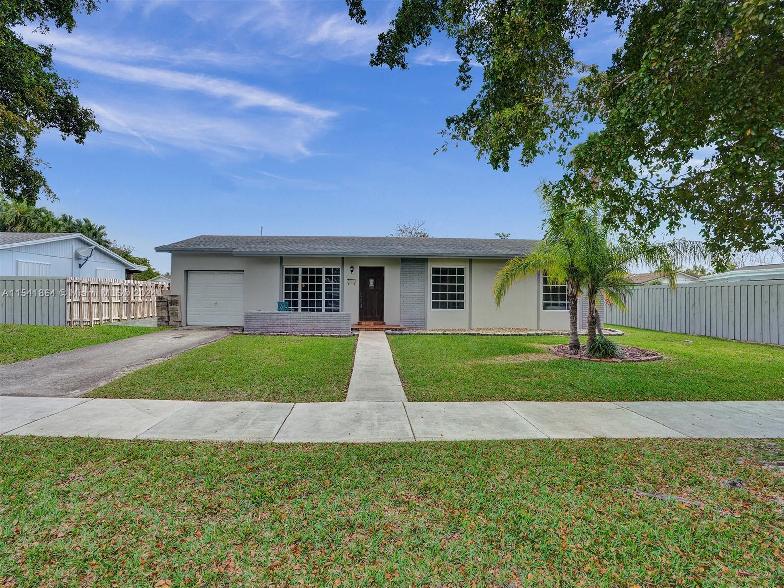 *** GREAT COMBINATION OF FOUR-BEDROOM, TWO BATHROOMS, LARGE FAMILY ROOM ON OVERSIZED 12,000 SQUARE-FOOT LOT *** ONE-CAR GARAGE HAS BEEN CHANGED TO UTILITY AREA THAT ACCOMMODATES AVERAGE GOLF CART SIZE AND MORE STORAGE *** THE ROOF WAS RECENTLY CHANGED IN 2019 AND LOCATED IN  RECENTLY INCORPORATED PALMETTO BAY, CLOSE TO VILLAGE TOWN HALL, SCHOOLS, AND POPULAR BLACK POINT MARINA *** YES, ROOM FOR THE BOATS & MORE ***
