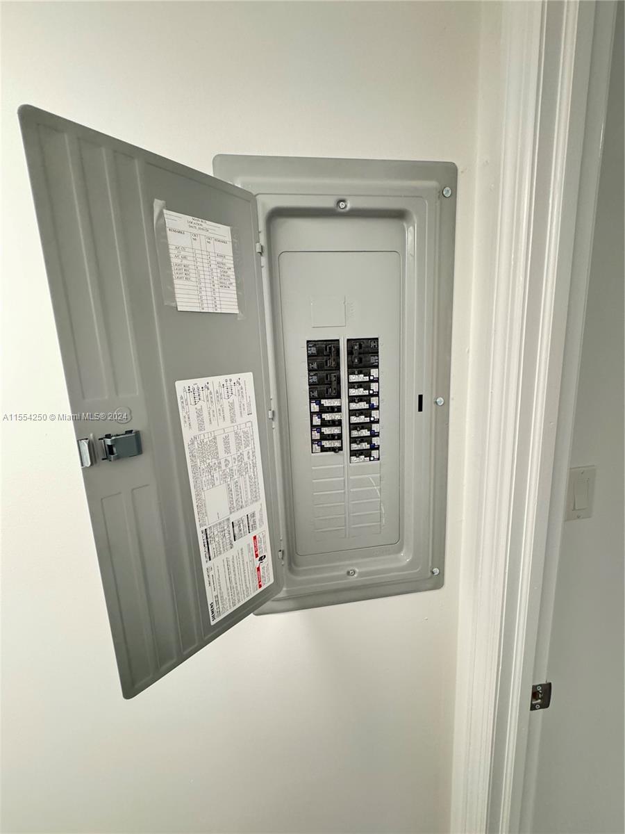 New electrical panel.