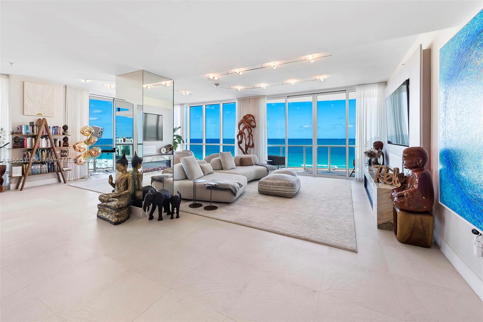 Welcome to one of the largest condos for rent at Continuum North spanning over 3,400 SF. This corner unit boasts unobstructed ocean views, an open layout, and high ceilings flooding the space with natural light. A private elevator opens to a stunning 3-bed, 3.5-bath haven. Enjoy three balconies showcasing breathtaking ocean views. Continuum offers a resort-style lifestyle on 13.5 oceanfront acres with pools, a gym, tennis courts, spas, concierge services, and more. Rare opportunity to rent a large unit at Continuum. Experience unparalleled convenience with dedicated parking spots thoughtfully located near the elevators for effortless accessibility. Available through December 26, 2024.