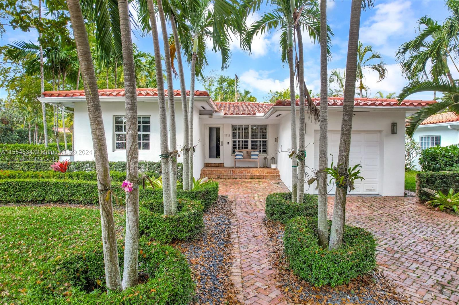 Traditional Coral Gables updated home on a corner lot.A perfect combination of Mid-century elements and Today’s comforts.Big windows bring tons of natural light.Spacious living areas with flexible layout. Comfortable kitchen has modern light gray floor to ceiling cabinets and full backsplash, white quartz ctop, built-in pantry & GE Monogram S/S appl. Majestic Master Bedroom w/spectacular Closet, French doors overlooking backyard with paved patio and playset. Pretty new roof, brand new AC, impact windows and doors, plantation shutters, window treatments, travertine stone wood floors, LED recessed lighting, custom closets. Walking distance from Granada Golf, CG Country Club (w/cafe, swimming & tennis). Venetian Pool & Miracle Mile with all the dining and entertainment at your disposal.