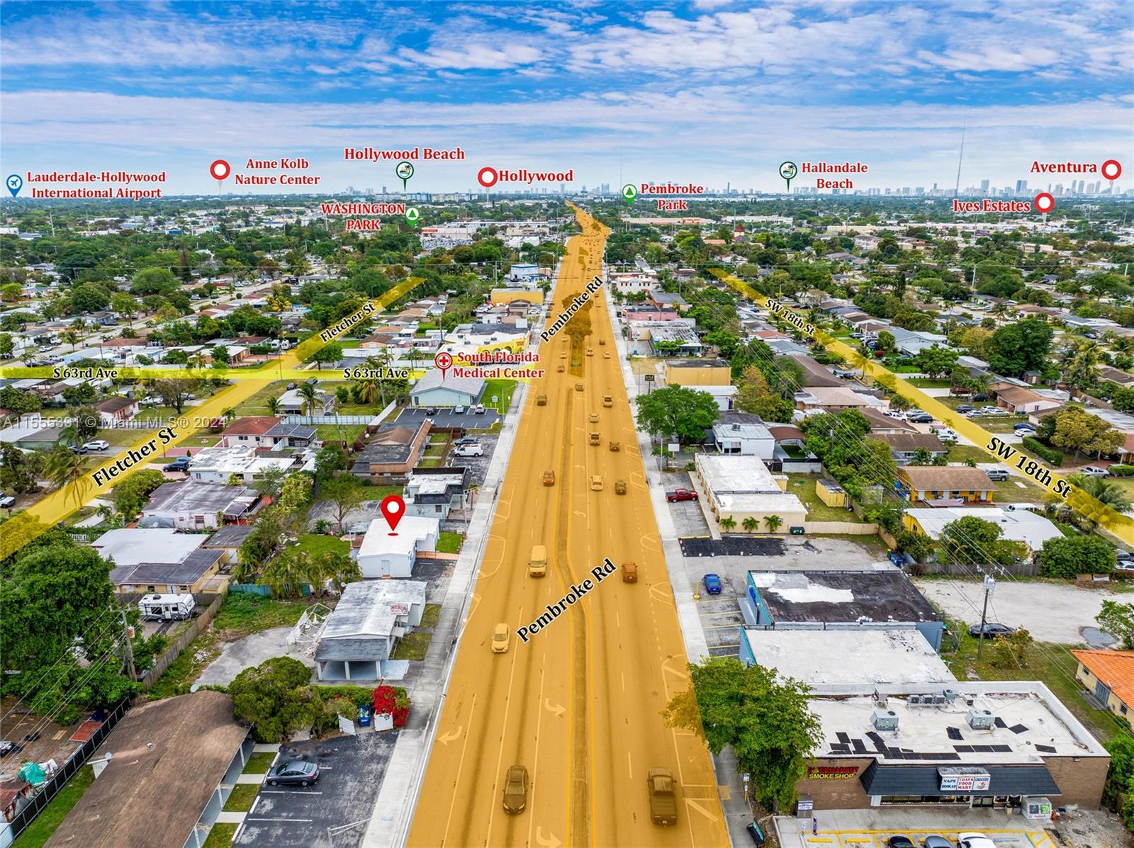 6335 Pembroke Rd, Hollywood, Florida 33023, ,Commercialsale,For Sale,6335 Pembroke Rd,A11555391