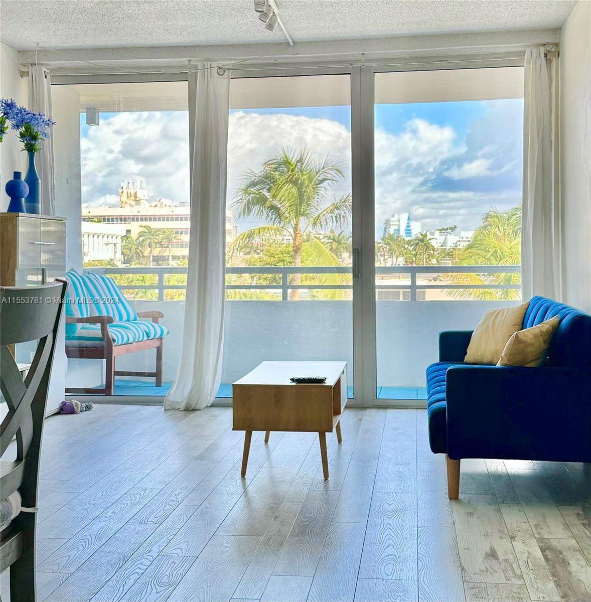 Bright, Renovated, in Bay Harbor Islands!! A+ Rated K-8 school, walking distance to Bal Harbour Shops, Restaurants, Places of Worship, Beach. Recently Renovated with Permits: Kitchen, Bathrooms, Impact Windows & Doors, A/C, Floors, 2nd Bedroom/Den. Large Primary Bedroom (12' x 16') with his/hers closets.  Ready to Move in or Rent out.  Amenties: Pool, BBQ, Bike Storage, Sauna, Basketball and Tennis Courts across the street. North facing, lots of light. Spacious 6' deep balcony.