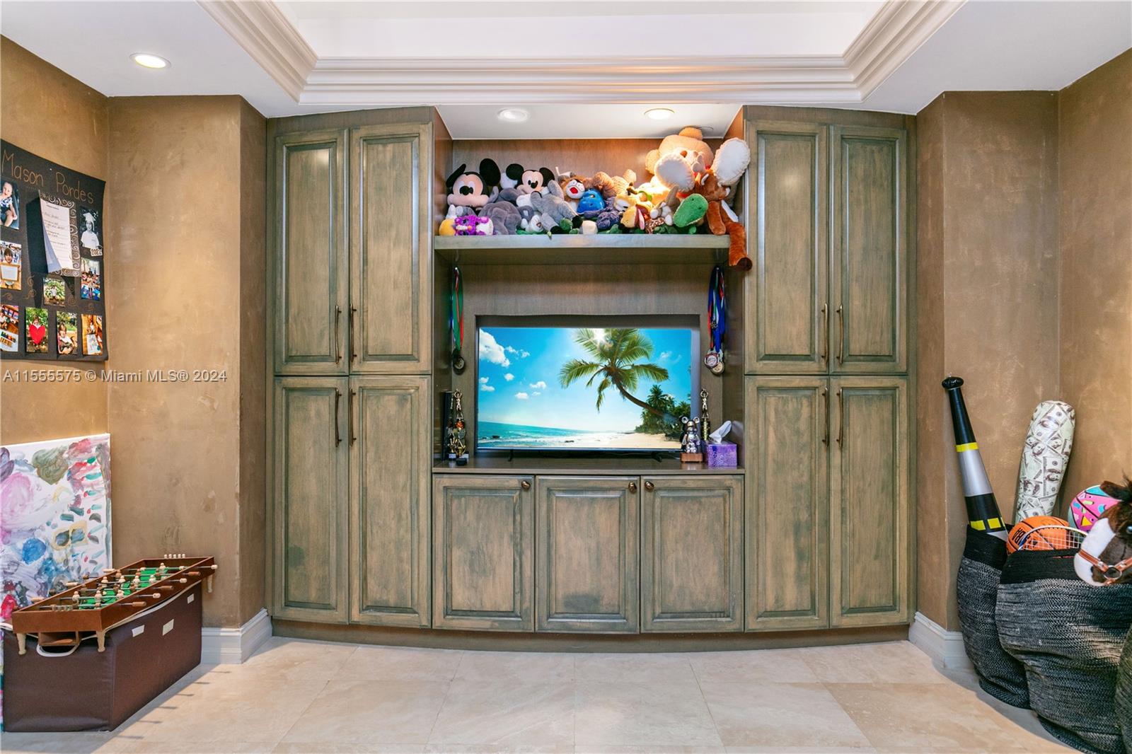 Used as a third bedroom