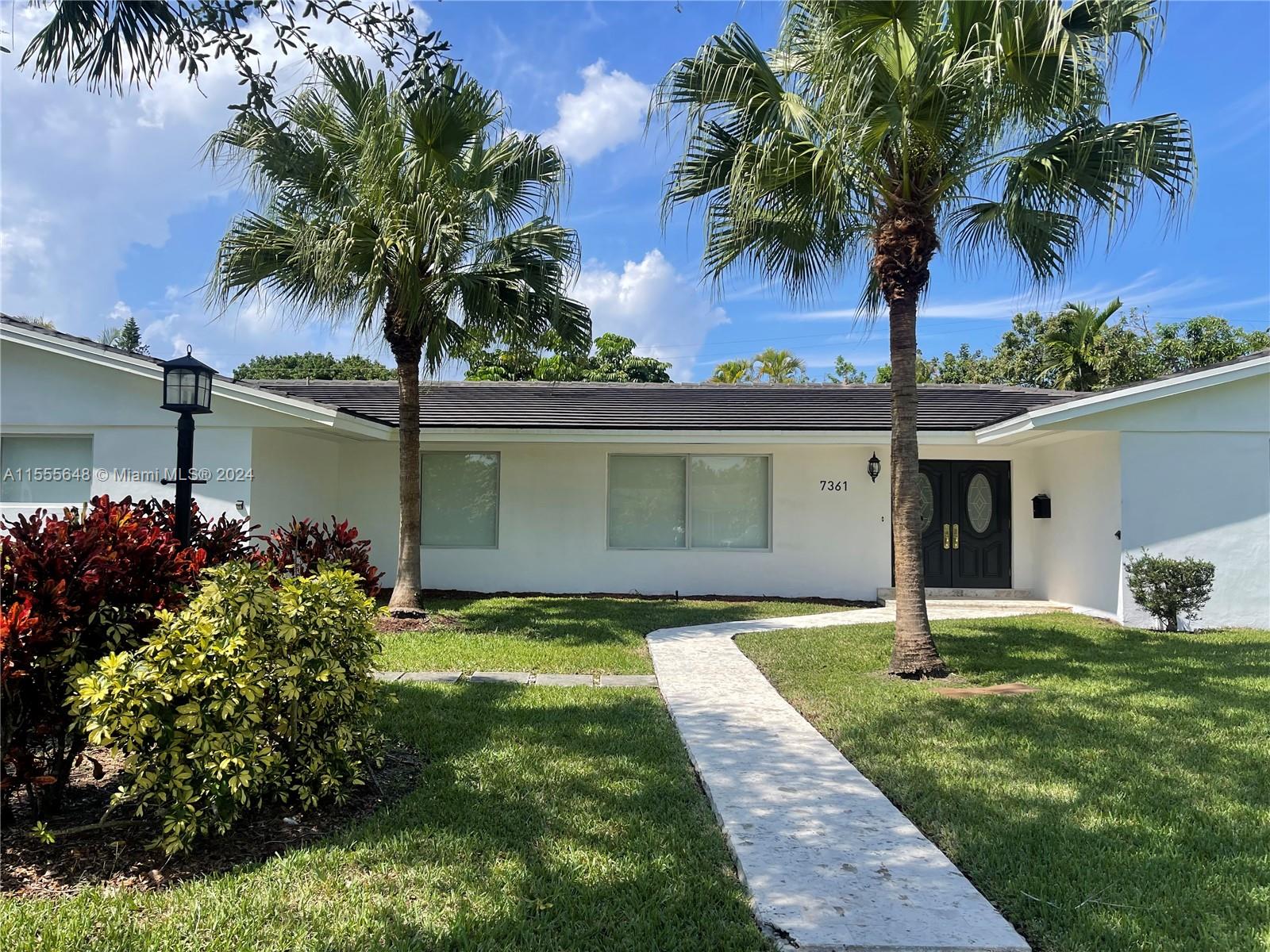 Located in quiet neighborhood in Pinecrest with A+ schools.  Updated house with impact windows and doors, tile roof, pool, built-in closets, marble floors, granite kitchen countertop and more. This house has abundant of natural light throughout the home. See broker remarks for showing instructions.