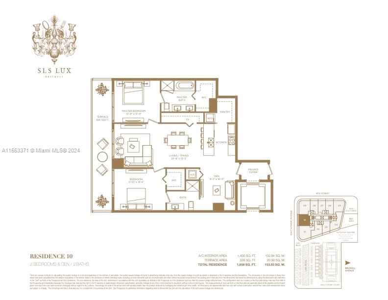 801 S Miami Ave 4410, Miami, Florida 33130, 2 Bedrooms Bedrooms, ,2 BathroomsBathrooms,Residential,For Sale,801 S Miami Ave 4410,A11553371