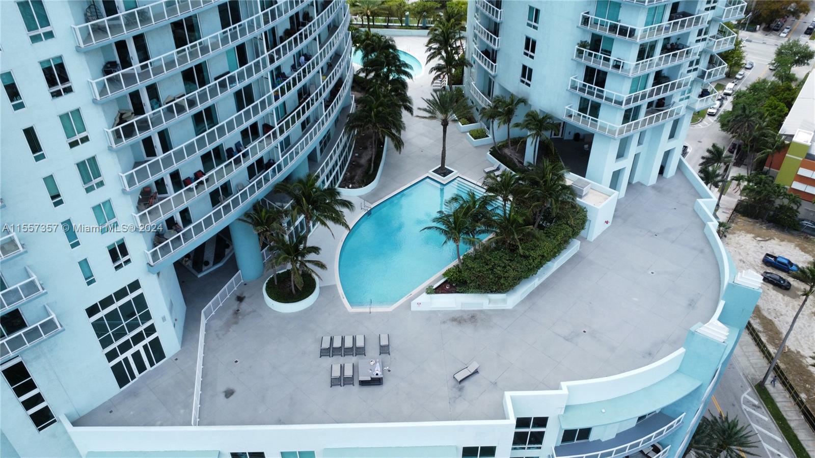 East and west pools for optimal enjoyment and sunning.