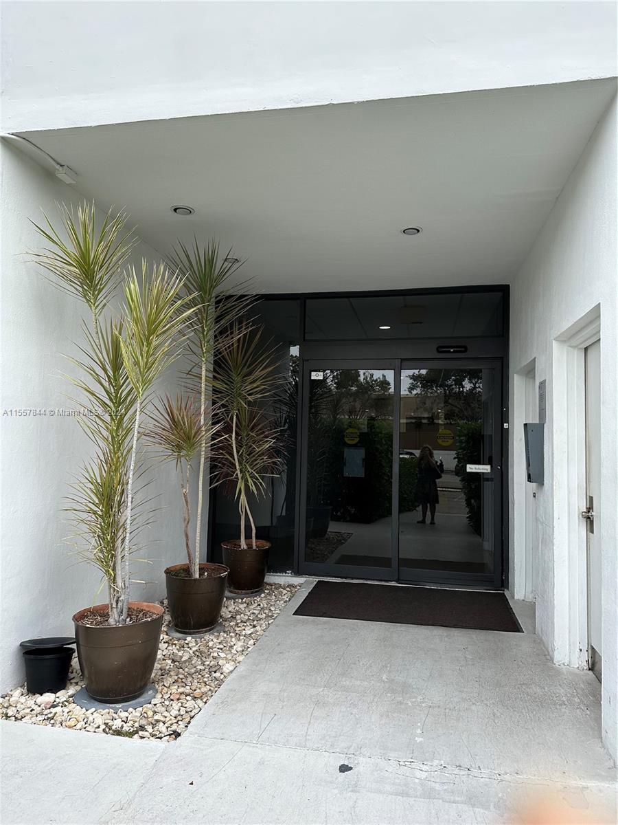 Back door of the building