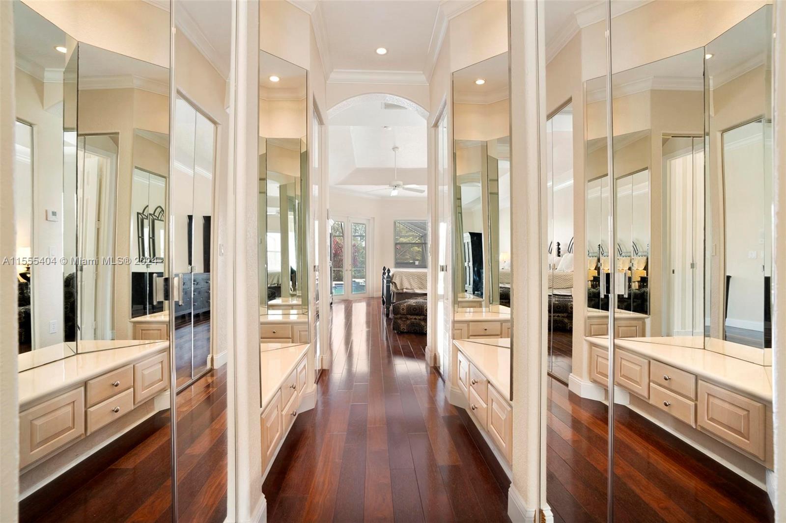 Dressing Area with Sock Drawers