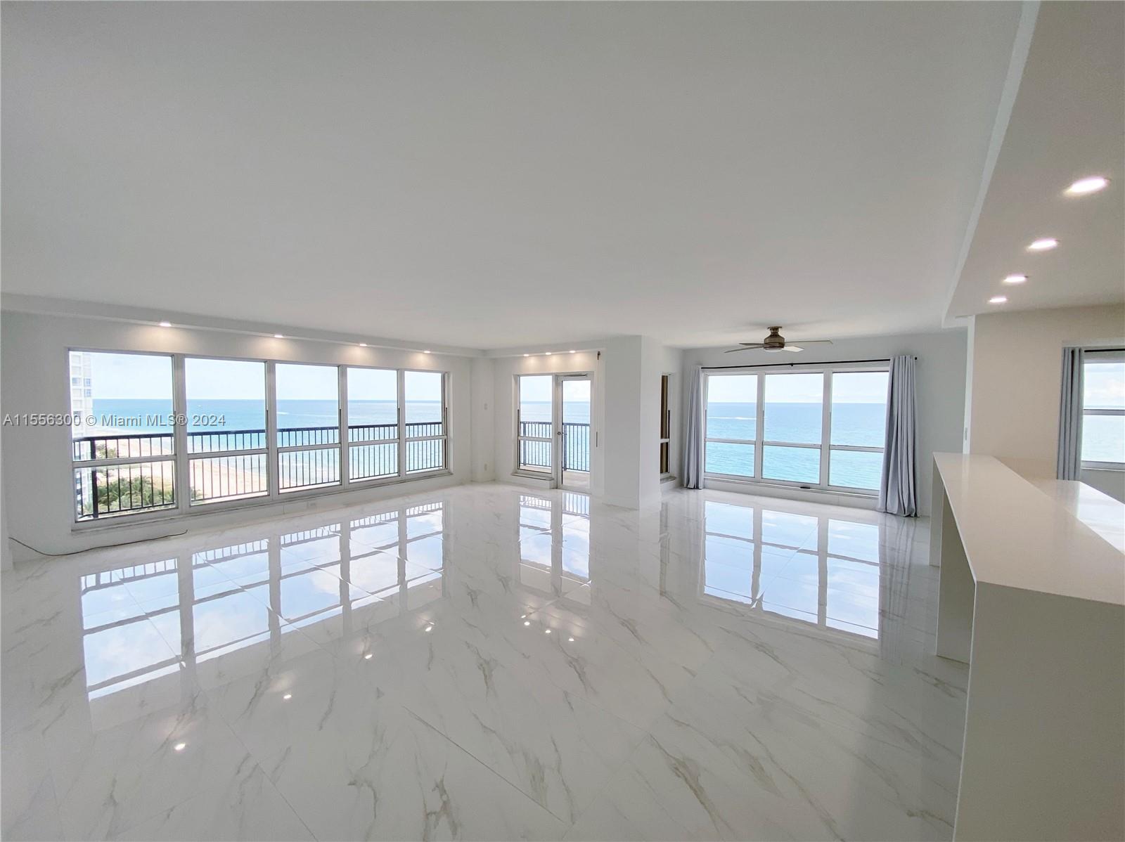 Spectacular, DIRECT OCEANFRONT, Sub Penthouse Condo in The Hampton Beach Club! RARELY AVAILABLE, 3 Bed/2.5 Bath with OCEAN VIEWS from ALL rooms! COMPLETELY REMODELED: 24x48 Porcelain Tile throughout, Diemme Cucine Italian kitchen w/Quartz Countertops, Italian Style Bathroom Cabinetry, LED Lighting & Custom Doors throughout. 2 BALCONIES! with breathtaking, panoramic, unobstructed ocean views! NE exposure, Separate Laundry Room, Lots of Natural Light & Pet Friendly! MOVE IN READY! Amenities include Private Beach Access, 24/7 Concierge-Security, Heated Pool, Tennis/Pickleball Courts, BBQ Areas, Gym, Assigned & Guest Parking, Storage + so much more! Minutes from Commercial and Atlantic Piers, Restaurants, Shops & Entertainment. Walking distance to several places of worship. Free City Shuttle!