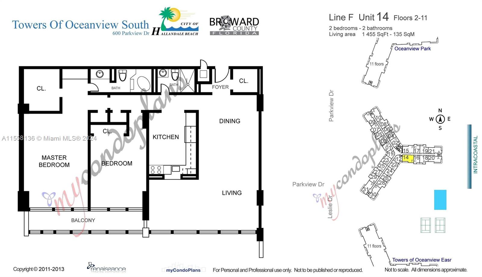 600 Parkview Dr 314, Hallandale Beach, Florida 33009, 2 Bedrooms Bedrooms, ,2 BathroomsBathrooms,Residentiallease,For Rent,600 Parkview Dr 314,A11558136