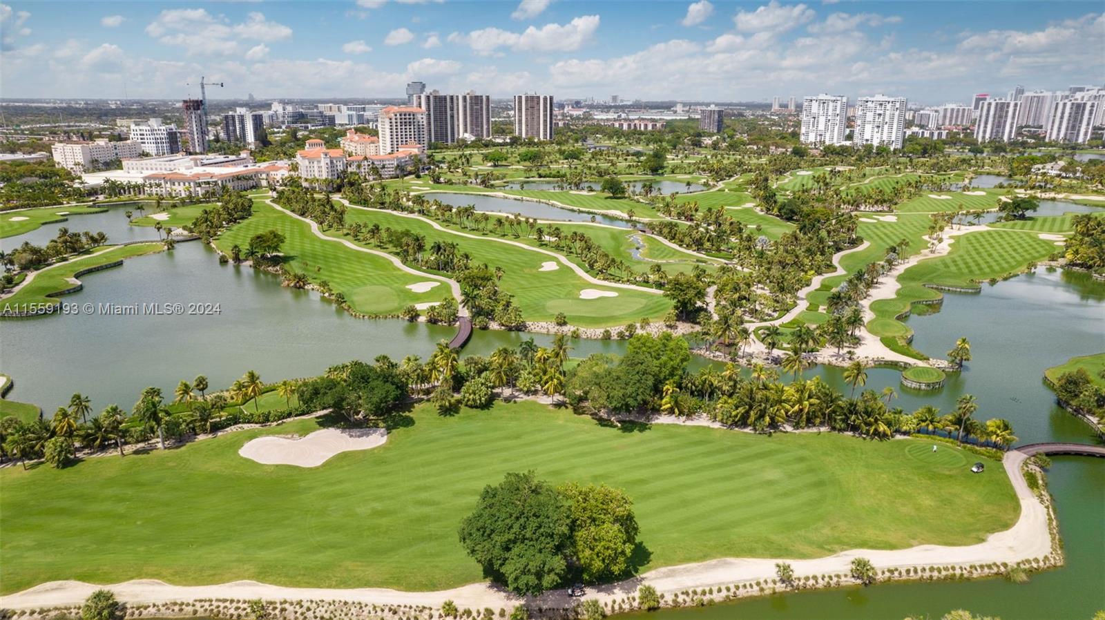 steps away from the golf course