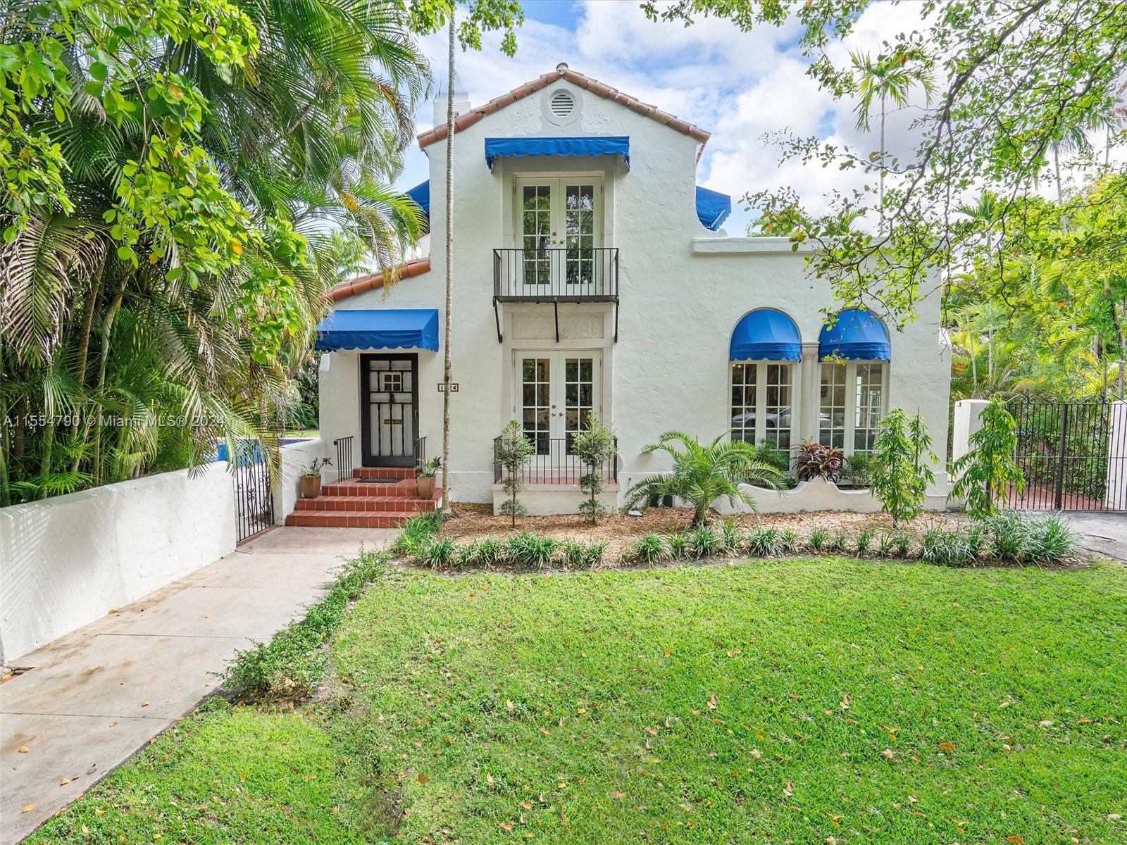 Coral Gables renovated historic landmark home on a beautiful tree-lined street in highly sought-after location. Designed in 1923 by prominent architect, Walter C. De Garmo, in the Mediterranean Revival style. A must-see two-story home on oversized lot just a short walk to Granada Golf Course, Miracle Mile, Salvadore Park, Venetian Pool, and The Biltmore. Lot includes a fully-equipped Casita, detached Garage, and large resort-like mosaic tiled pool. Property has a total of 4 Bdrms with 4 Baths, tall ceilings, original architectural embellishments, and abundant natural daylight. Easy access to MIA Airport, U of Miami, and downtown Coral Gables. A perfect home for indoor and outdoor entertaining with lush landscaping affording privacy. Easy to schedule a showing of this magnificent property.