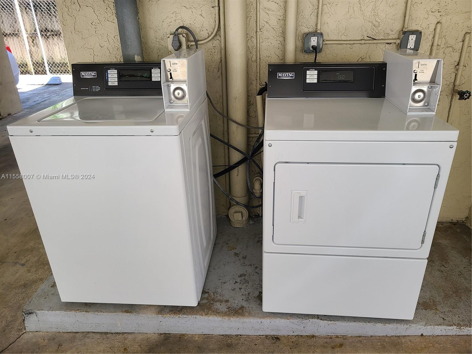 Additional w/d machines in the garage
