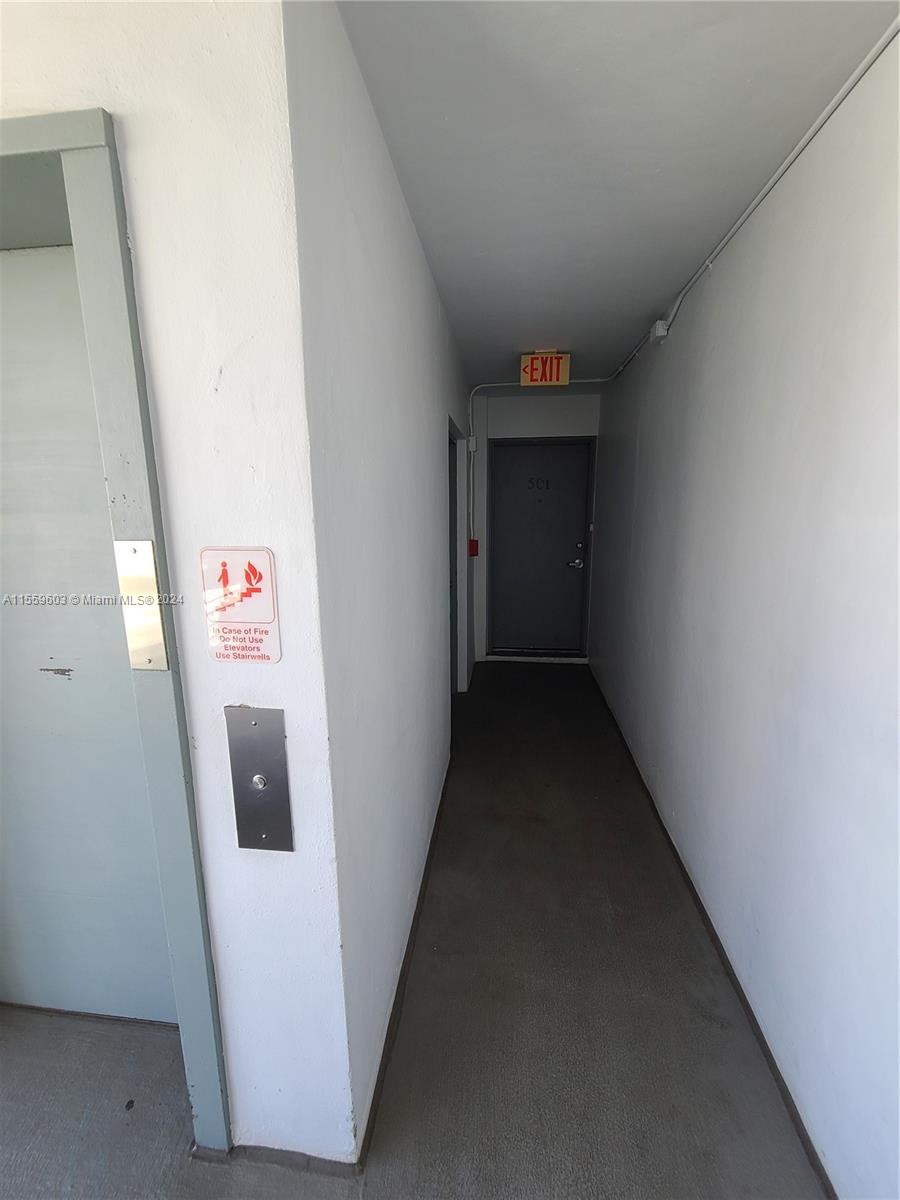 Basically your own private covered walkway...from the elevator to the penthouse door....very private entrance