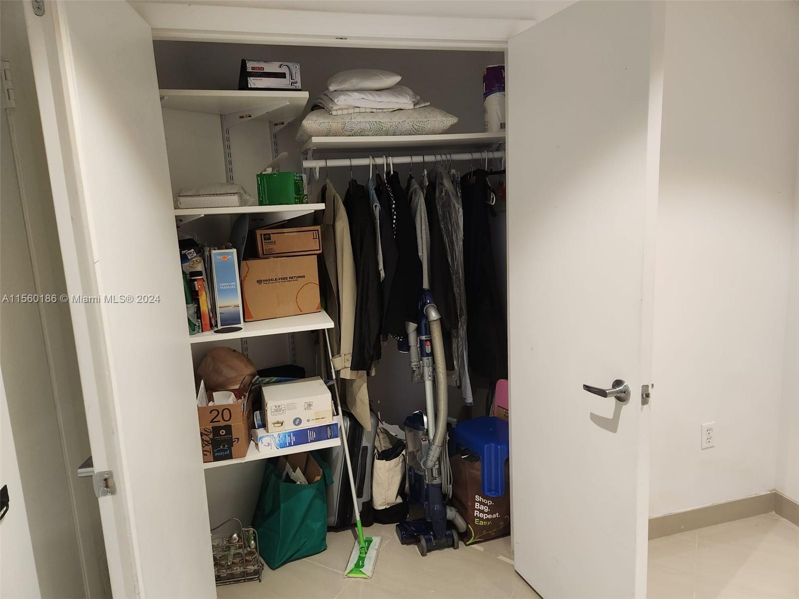 Closet in Den
