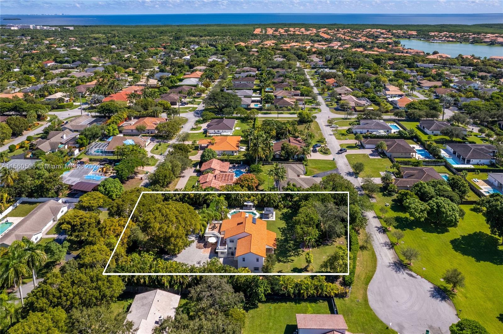 This stunning two-story single-family residence is situated on a rare, expansive lot spanning nearly an acre in Cutler Bay. It boasts an enormous circular driveway just minutes away from Black Point Marina and Biscayne Bay. This exceptional 4-bedroom, 4.5-bathroom home showcases high vaulted ceilings, a modernized kitchen, a staircase with sleek glass railing, a spa like main bathroom, abundant natural light, a 2-car garage, and a picturesque tropical oasis complete with a pool surrounded by palm trees and exotic foliage. The grounds offer ample space for recreation, entertaining, or simply basking in the glorious Florida climate. Don't let this incredible opportunity slip away to own your very own piece of paradise in South Florida with such a remarkably spacious lot size.