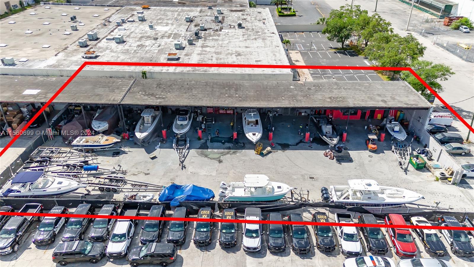 Fully fenced 20,000 sq ft of industrial land, partially covered. Less then 15 Mins to Miami International Airport, very centrally located. Plenty of parking and storage for large vehicles, heavy equipment or boats. Office Space and bathrooms in great condition. Easy to show.