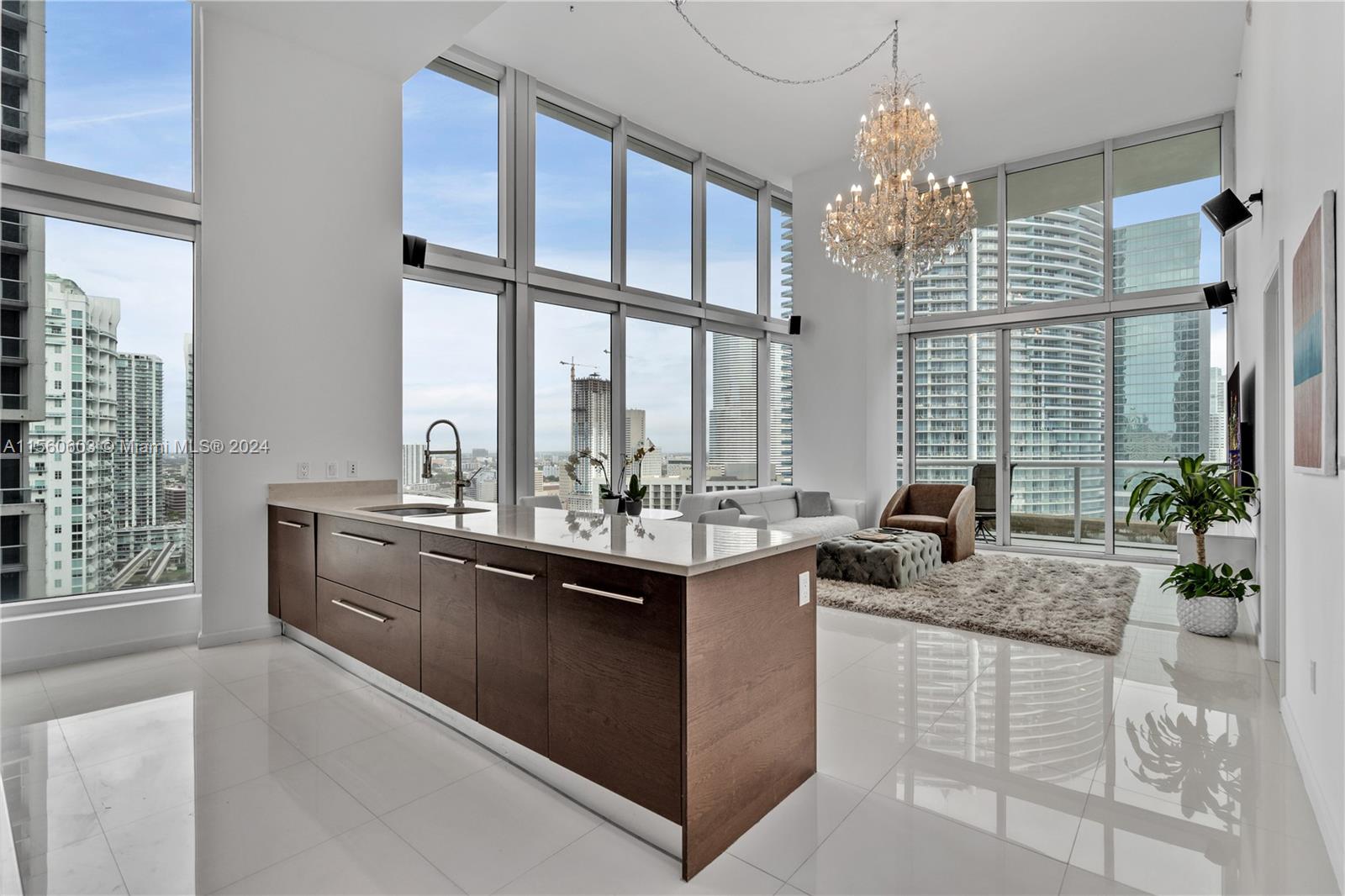 SPACIOUS, LIGHT FILLED FULLY FURNISHED CORNER UNIT, 2 BED 2 BATH. UNIQUE UNIT WITH BEAUTIFUL VIEW
FROM THE 28TH FLOOR OF THE BAY & OF DOWNTOWN MIAMI. CEILING IS ALMOST 13' IN HEIGHT, DOUBLE
HEIGHT CEILINGS. APARTMENT EQUIPPED WITH TOP OF THE LINE APPLIANCES ,NEST THERMOSTAT &
MOTORIZED REMOTE CONTROLLED BLINDS IN THE APARTMENT . BUILDING OFFERS TOP OF THE LINE AMENITIES
LIKE BAR, EXCERCISE ROOM, PLAY AREA, SAUNA, SPA, HOT TUB, POOL & MUCH MORE.