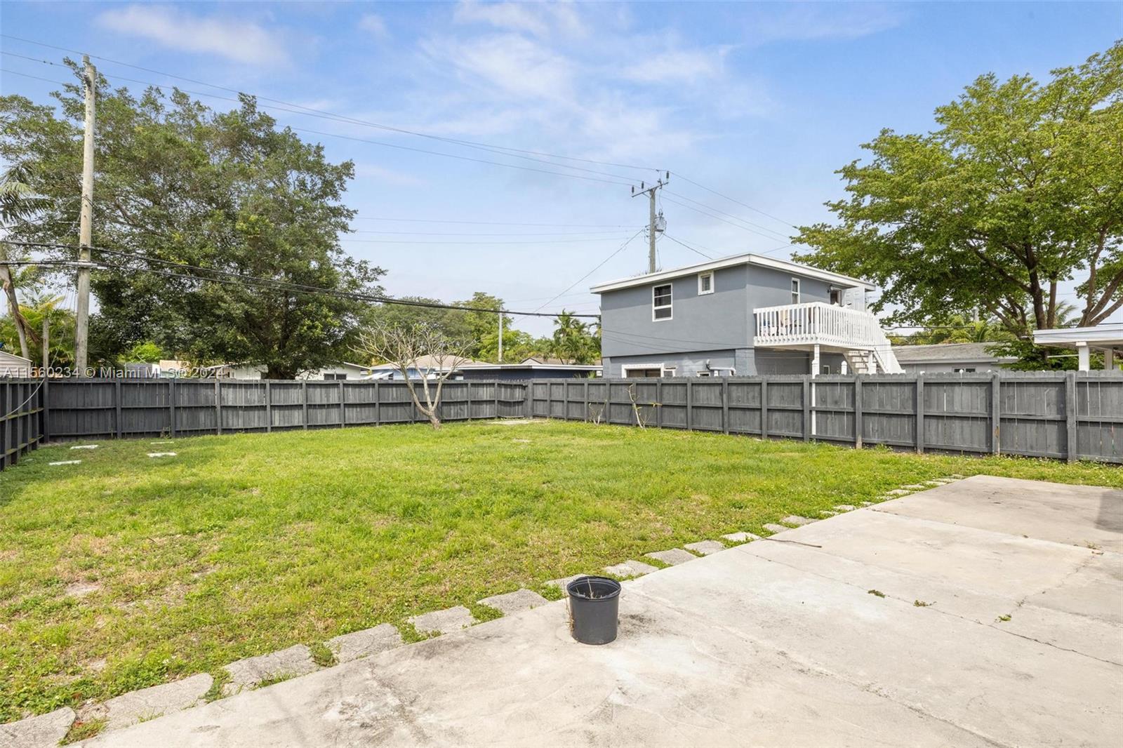 back yard