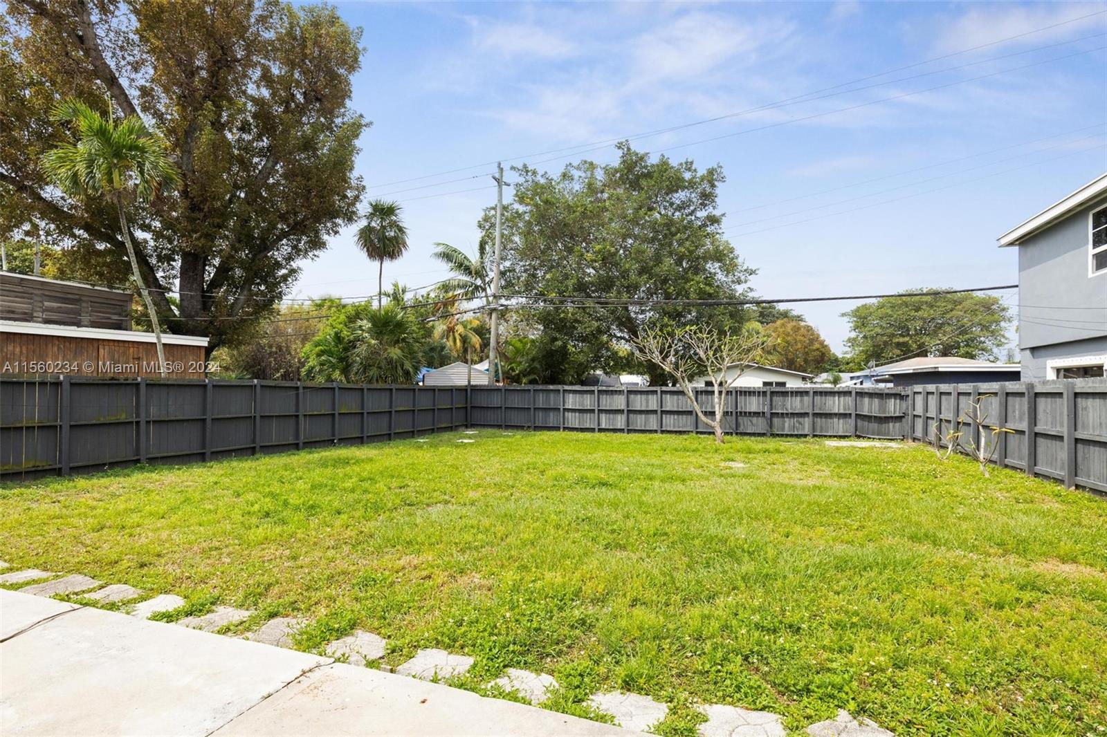 back yard