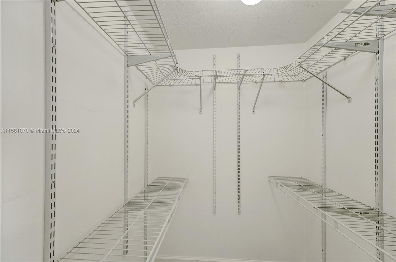 Primary walk-in closet