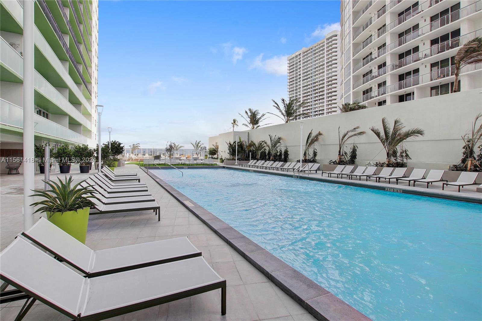 1756 N Bayshore Dr 19D, Miami, Florida 33132, 1 Bedroom Bedrooms, ,1 BathroomBathrooms,Residentiallease,For Rent,1756 N Bayshore Dr 19D,A11561418