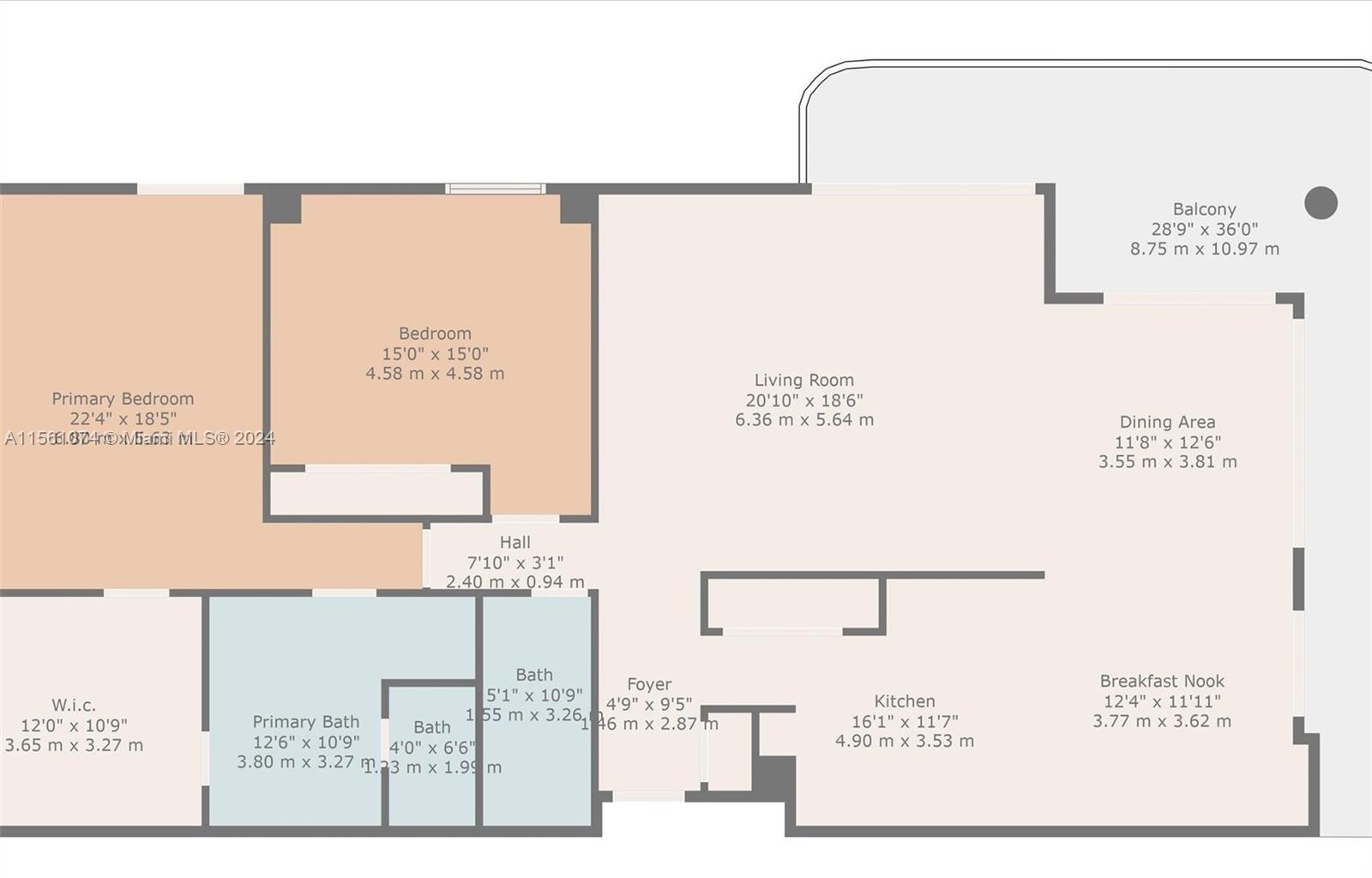 FABULOUS FLOOR PLAN! CAN EASILY BE CONVERTED TO 3 BEDROOMS!