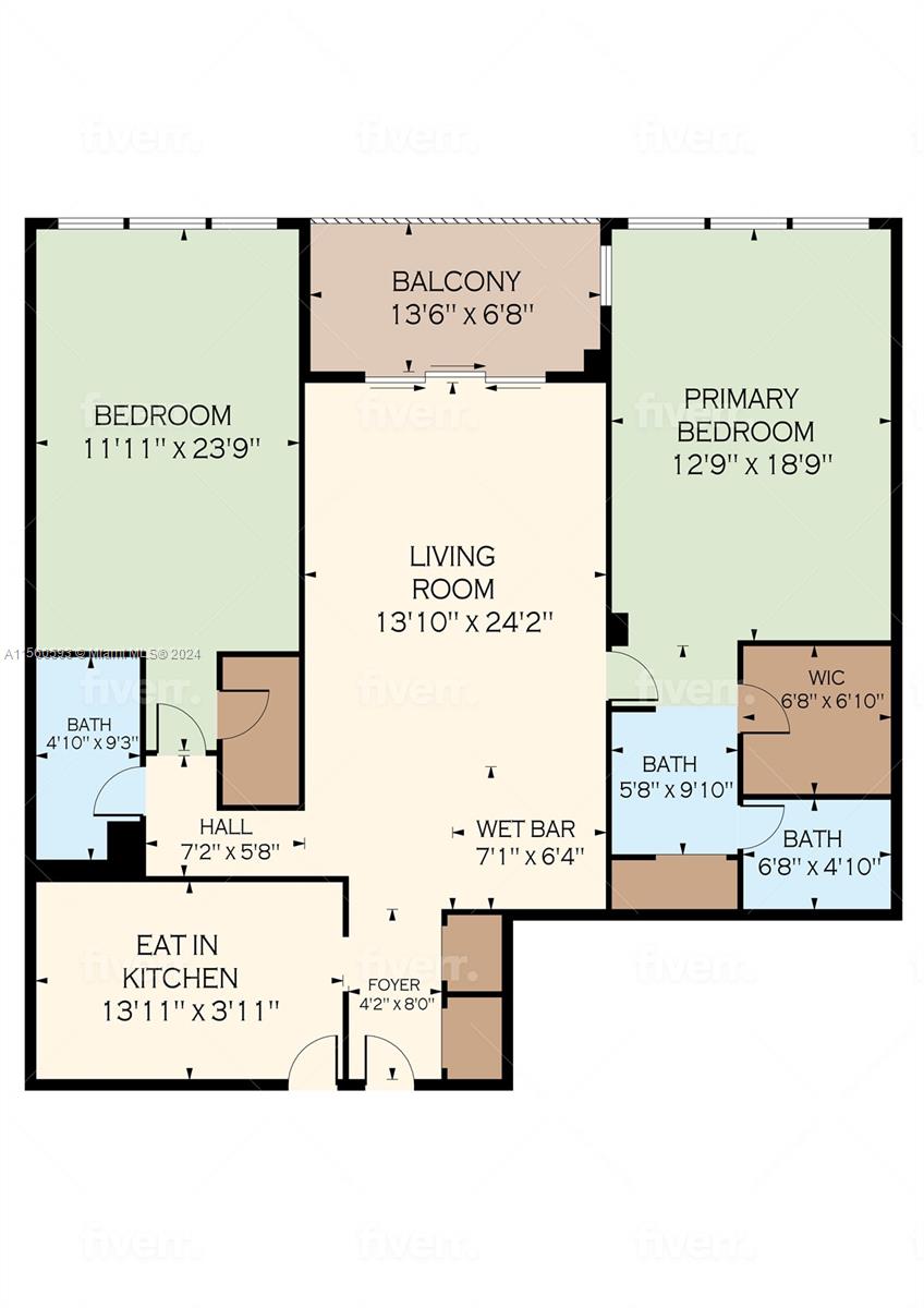 1904 S Ocean Dr 1907, Hallandale Beach, Florida 33009, 2 Bedrooms Bedrooms, ,2 BathroomsBathrooms,Residential,For Sale,1904 S Ocean Dr 1907,A11560593