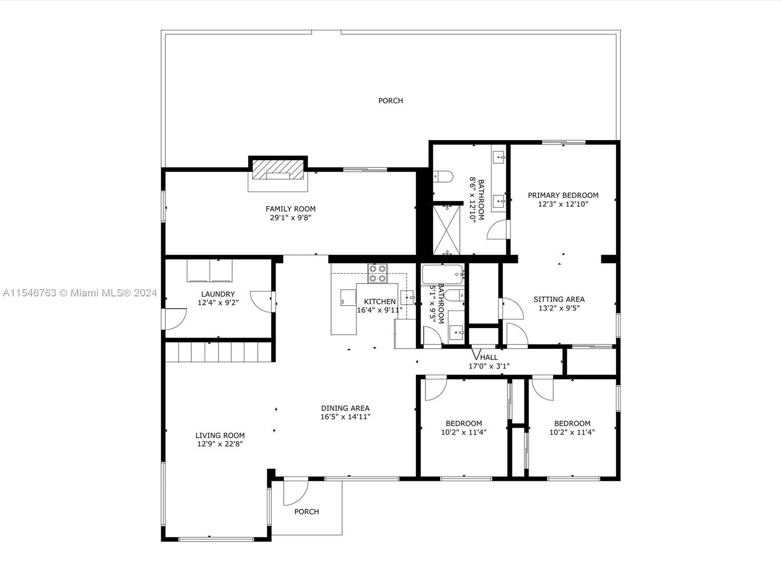 1741 NE 170th St, North Miami Beach, Florida 33162, 3 Bedrooms Bedrooms, ,2 BathroomsBathrooms,Residential,For Sale,1741 NE 170th St,A11546763