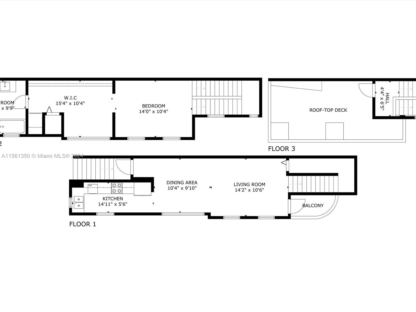 520 NE 29th St TH2, Miami, Florida 33137, 1 Bedroom Bedrooms, ,1 BathroomBathrooms,Residential,For Sale,520 NE 29th St TH2,A11561350