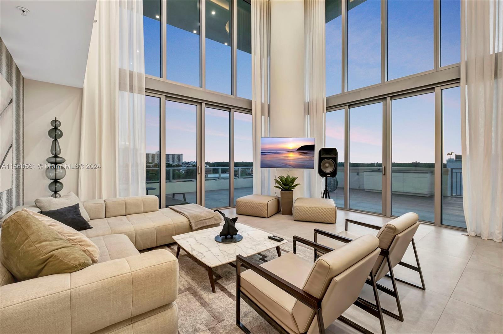 Step into the most unique and spectacular corner unit at Parque Towers. This stunning 4-bed, 4.5-bath plus den residence at 330 Sunny Isles Boulevard, Unit 5502, spans 3248 interior sqft and 1,773 exterior sqft, offering breathtaking views of the Intracoastal and the bay, complete with its own private pool. Italian custom cabinets, quartz countertops, Bosch & Subzero appliances, and spacious storage closets adorn the unit. Parque Towers provides concierge services, 24-hour security, pool service with a bar & bistro, private cinema & game room, spa & fitness center, valet, and more. The unit also includes 4 parking spots - 2 assigned & 2 valet spots. Indulge in this exclusive opportunity for resort-style living in Sunny Isles Beach.