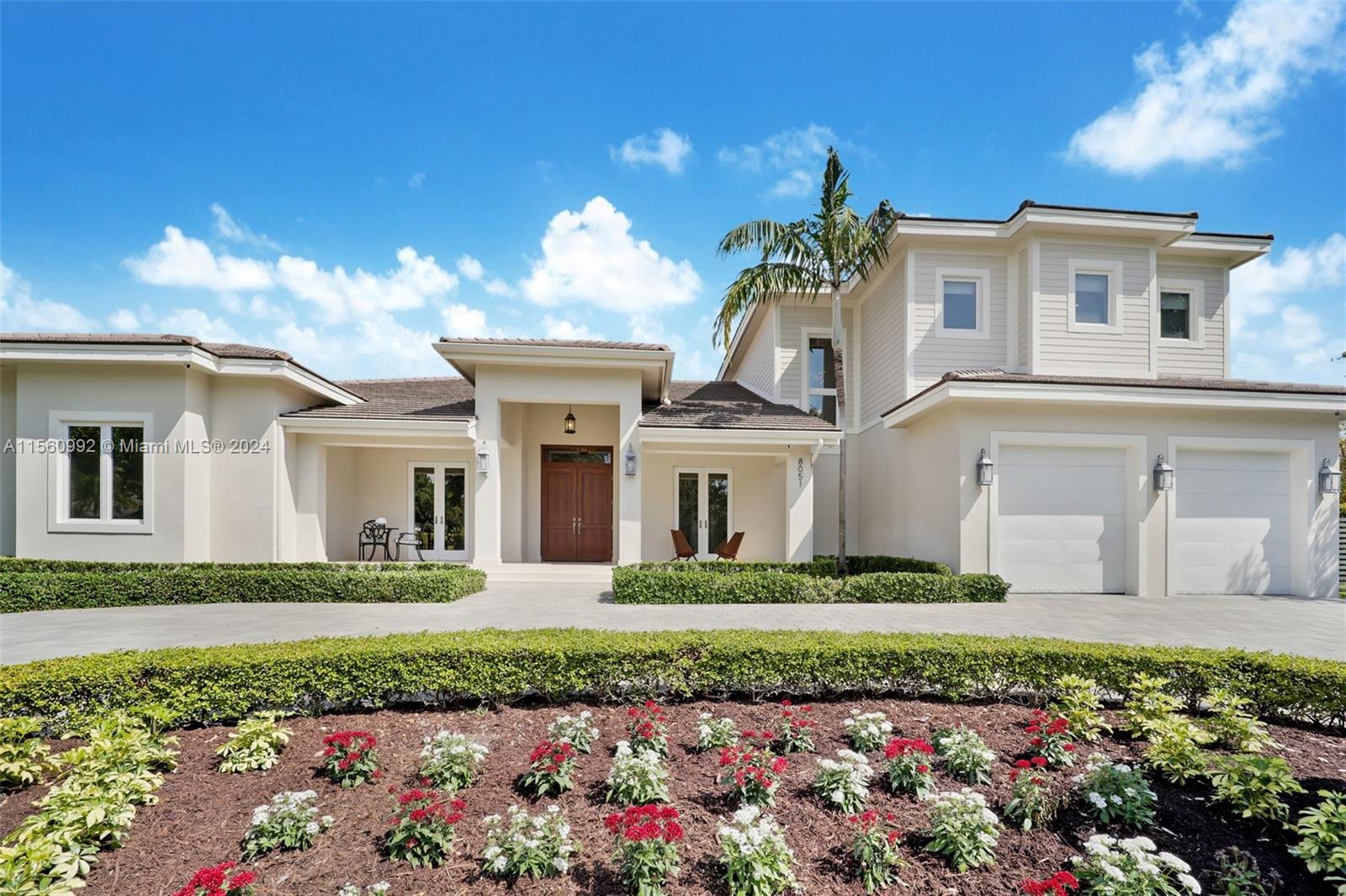 WELCOME TO THIS EXCEPTIONAL RESIDENCE IN THE PALMETTO BAY NEIGHBORHOOD.2017 BUILD FLORIDA MODERN STYLE HOME W/LUXURIOUS 4 BEDROOM & 4.5 BATHS.ITALIAN STONE & EUROPEAN OAK FLOORS - OPEN CONCEPT LIVING W/VOLUME CEILINGS IN KITCHEN, DINING & FAMILY AREAS -UPSTAIRS LOFT FOR MEDIA/PLAYROOM -GOURMET WHITE KITCHEN W/FLOOR TO CEILING WOOD CABINETS & CARRARA MARBLE COUNTER & ISLAND -THERMADOR STAINLESS APPLIANCES W/6 BURNER GAS STOVE - GRAND PRIMARY SUITE W/PRIVATE TERRACE & 2 GLAMOROUS CLOSETS & SPA BATH W/CARRARA MARBLE- SPARKLING FINISHED SALINE POOL W/LOUNGING PATIO & YARD- SUPERSIZED 2+ CAR A/C GAR W/GENEROUS BUILT INS / EPOXY FLOORS, A TESLA CHARGER + EV CHARGER -ALL IMPACT DOORS & WINDOWS W/HIGH QUALITY SHADES -CLOSE TO TOP RATED PUBLIC & PRIVATE SCHOOLS, DEERING ESTATE & PARKS. TRULY A 10++