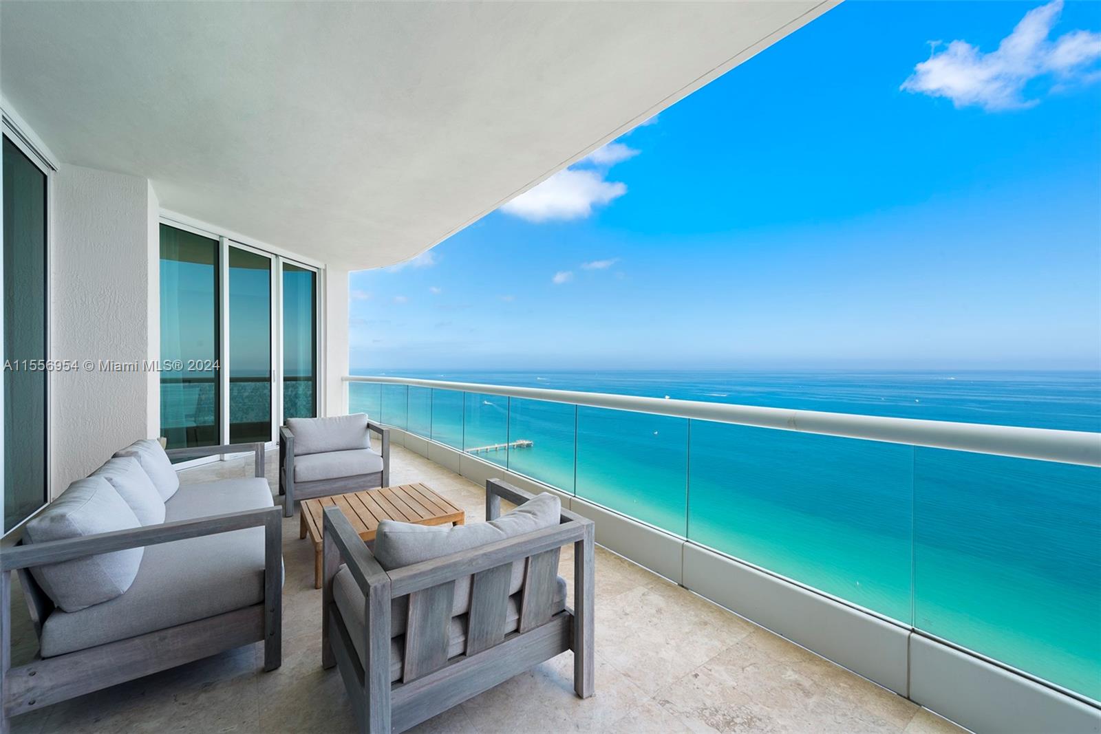 Indulge in the epitome of oceanfront living at Turnberry Ocean Colony, the pinnacle of prestige in Sunny Isles. This magnificent 4 BD + Staff / 5.5 BA residence boasts two expansive terraces with sweeping ocean and inter-coastal vistas. Delight in the private foyer, opulent primary bath with steam shower and soaking tub, bespoke closets, and staff quarters. Unrivaled amenities include a full-service spa, two restaurants, fitness center, cocktail bar, children’s activity center, and beach and pool services. Experience unparalleled luxury in every detail of this resort-style paradise.