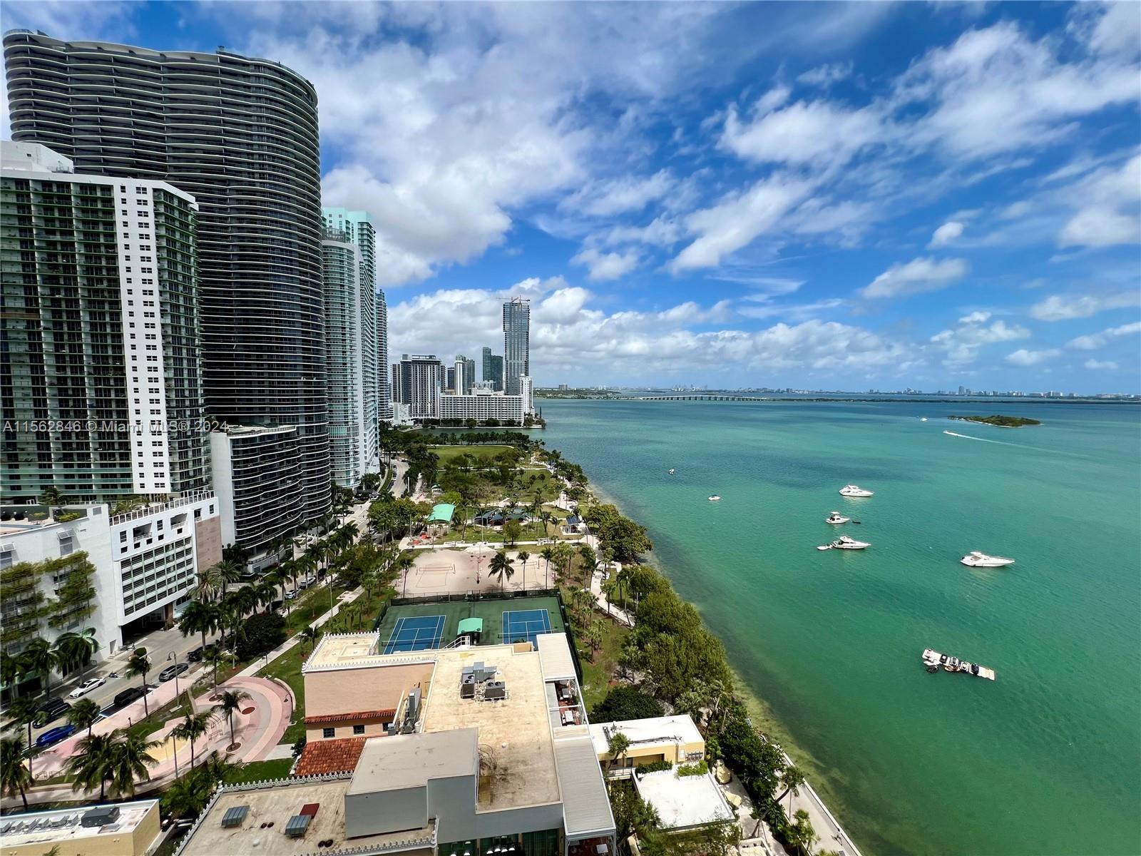 2/2 with den that can be easily converted to a 3rd bedroom with unobstructed views of Biscayne Bay. The Grand is a luxurious condominium building with a wide range of amenities and a convenient location in Miami. This 2 bedroom has the best views of Biscayne Bay, see yachts, cruise ships, city fireworks, sunrises & sunsets from the balcony. Conveniently near destinations in Miami, such as South Beach, airport, Wynwood, Design District, Bayside, Miami Heat Arena, and Performing Arts Center. Easily accessible via major highways and the MetroRail. Building offers range of amenities, including concierge and valet services, 24-hour security, a shopping&service retail mall with a business center and stores, on-site restaurants, beauty and barber salons, heated pool, and a full-service marina.