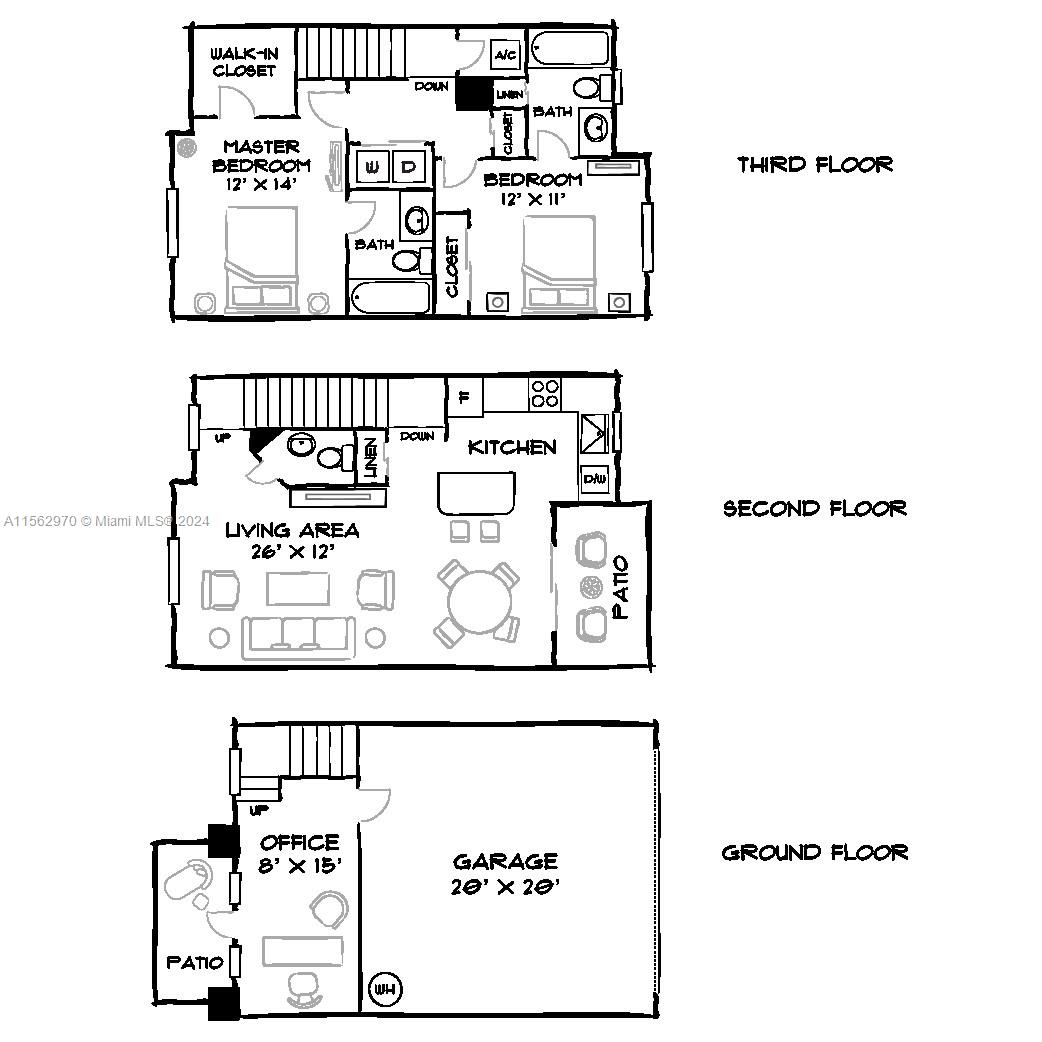 10170 SW 7th St 11-101, Pembroke Pines, Florida 33025, 2 Bedrooms Bedrooms, ,2 BathroomsBathrooms,Residentiallease,For Rent,10170 SW 7th St 11-101,A11562970