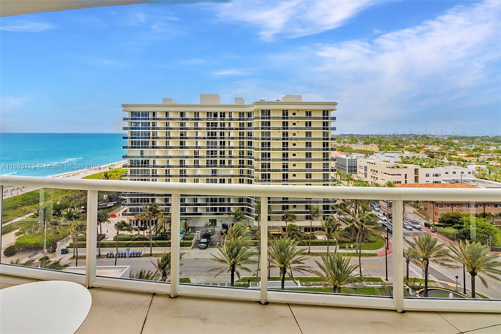 Stunning contemporary south facing home w/ 2 bed, 2.5 baths, entirely renovated w/ high-end finishes, furniture & materials incl. Viking Appliances, a private elevator, W/D, two on-suite baths, large walk in closets & more, a true Designer Unit. Enjoy Spectacular Ocean & City Views from the south facing flr to ceil. windows from every rm. Unit boasts 2160 SF w/ an oversized living/dining + Den & an open kitchen.

Miami lifestyle at its finest w/ private beach , serviced pool, concierge, outstanding Spa, fitness center w/ exercise classes, gourmet restaurant, valet, drmn w/ 24H security, boardwalk path, tennis & basketball court... Right across from Famous Bal Harbour Shops , Trendy restaurants.. A Must see Top of the Line Turn Key apartment, Delivered Furnished (Also for avail for sale)