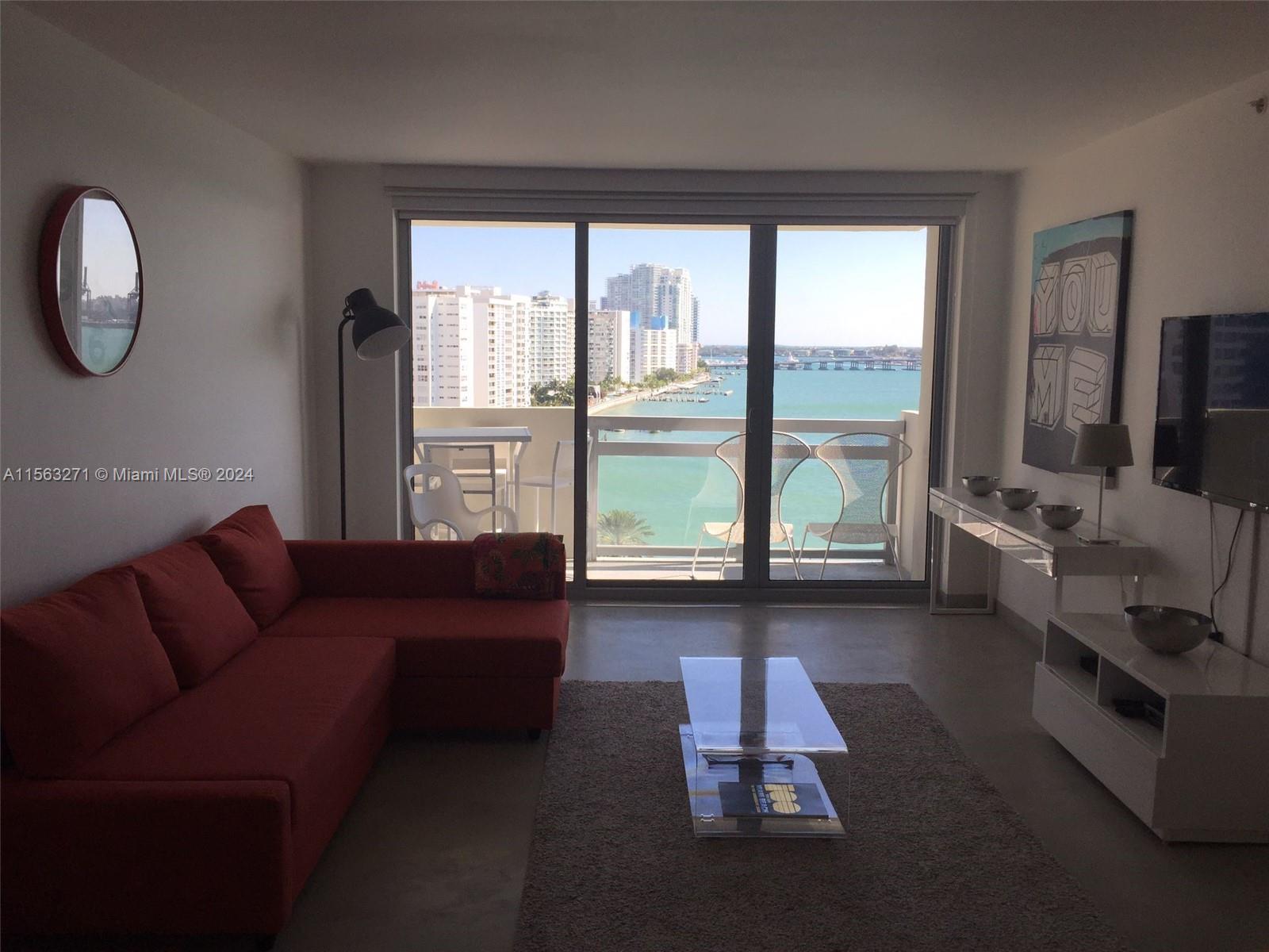 Modern and fully furnished 1 bed /1 bath apartment in the heart of south beach. Has in unit washer/dryer and dishwasher. Wifi and utilities are included. The apt is located in the newly remodeled Flamingo building giving you access to luxury amenities: 2 pools, 2 restaurants, fully renovated gym, and onsite coffee shop. This property is a perfect vacation rental featuring beautiful bay views ideal for sunset. It is centrally located in walking distance to lincoln road shops, a 5 minute Uber to the beach and 15 minutes from brickell, wynwood and design district.