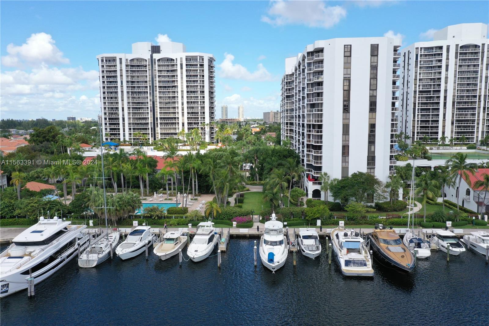 Aerial view from the bay