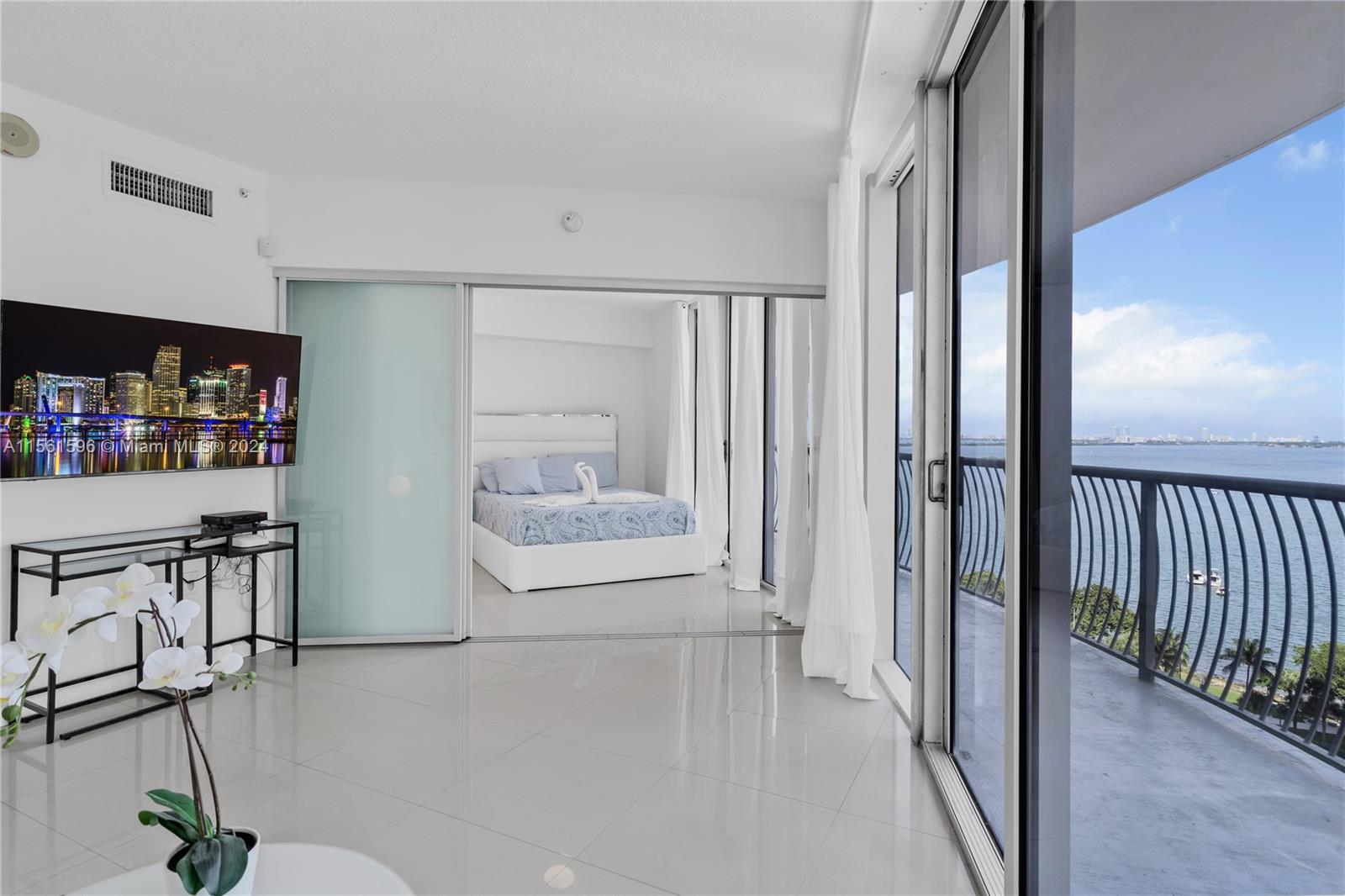 Don't miss this opportunity to lease this impeccable furnished 2bed/2bath. Renovated to meet the highest standards of luxury & comfort with unobstructed water views. High-end finishes throughout, including porcelain floors, stainless steel appliances & quartz countertops. Enjoy the beauty of Biscayne Bay from your private balcony, watch boats go by & soak up the sun. The perfect place to unwind after a long day or to entertain friends & family. If you're looking for a place to call home in Miami, there's no better location. This vibrant neighborhood has everything you need to live the luxurious lifestyle you deserve. Perfect for anyone who wants to be close to all that the city has to offer, Miami's best restaurants, shops & entertainment venues. Pool closed due to repairs.