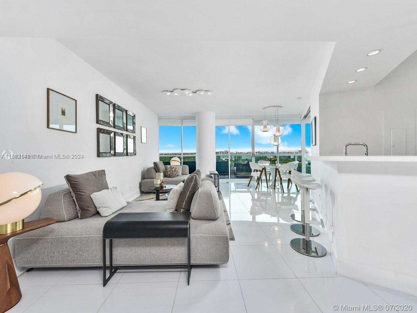 This prestigious Bristol Tower unit features unparalleled luxury; 2 bedrooms / 2-bathroom unit fully renovated modern design throughout. Built-in closets, hurricane shutters, floor to ceiling doors open to a wraparound balcony with panoramic skyline and sunset views from every room. Unique waterfront location walking distance to Mary Brickell Village and Brickell Financial Center.