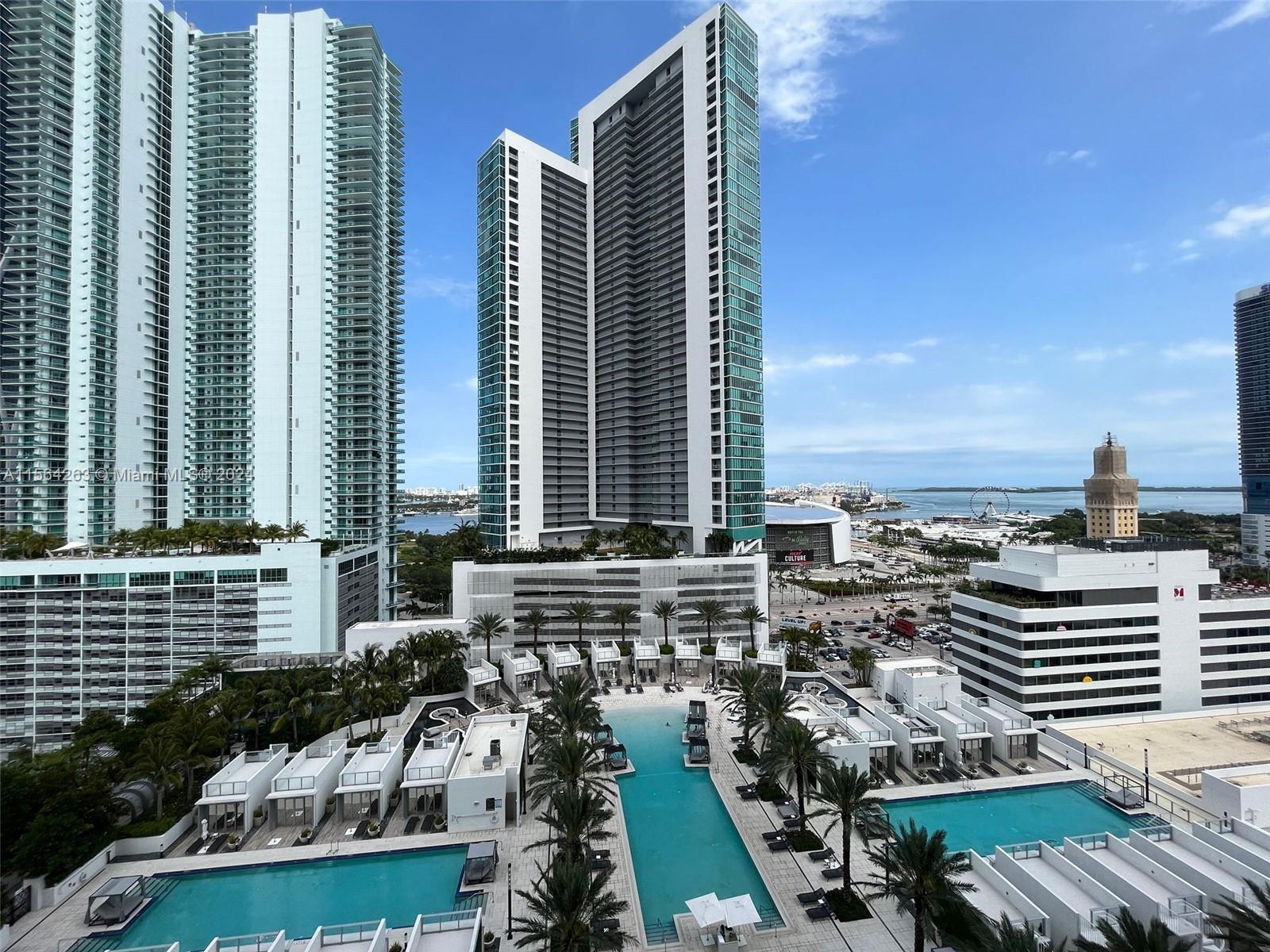 851 NE 1st Ave 1605, Miami, Florida 33132, 2 Bedrooms Bedrooms, ,2 BathroomsBathrooms,Residentiallease,For Rent,851 NE 1st Ave 1605,A11564263